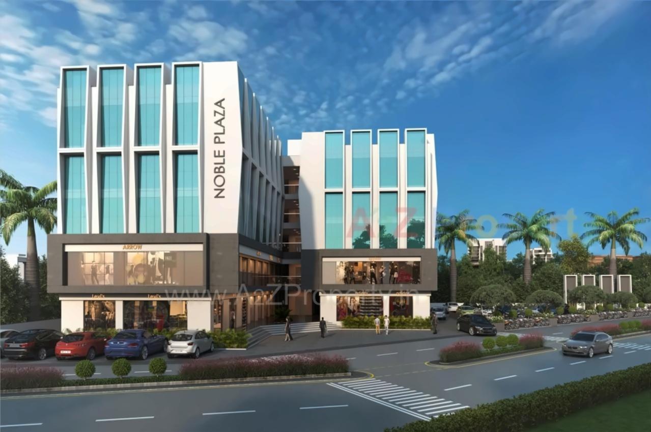 3D Elevation of real estate project Noble Plaza located at Junagadh, Junagadh, Gujarat