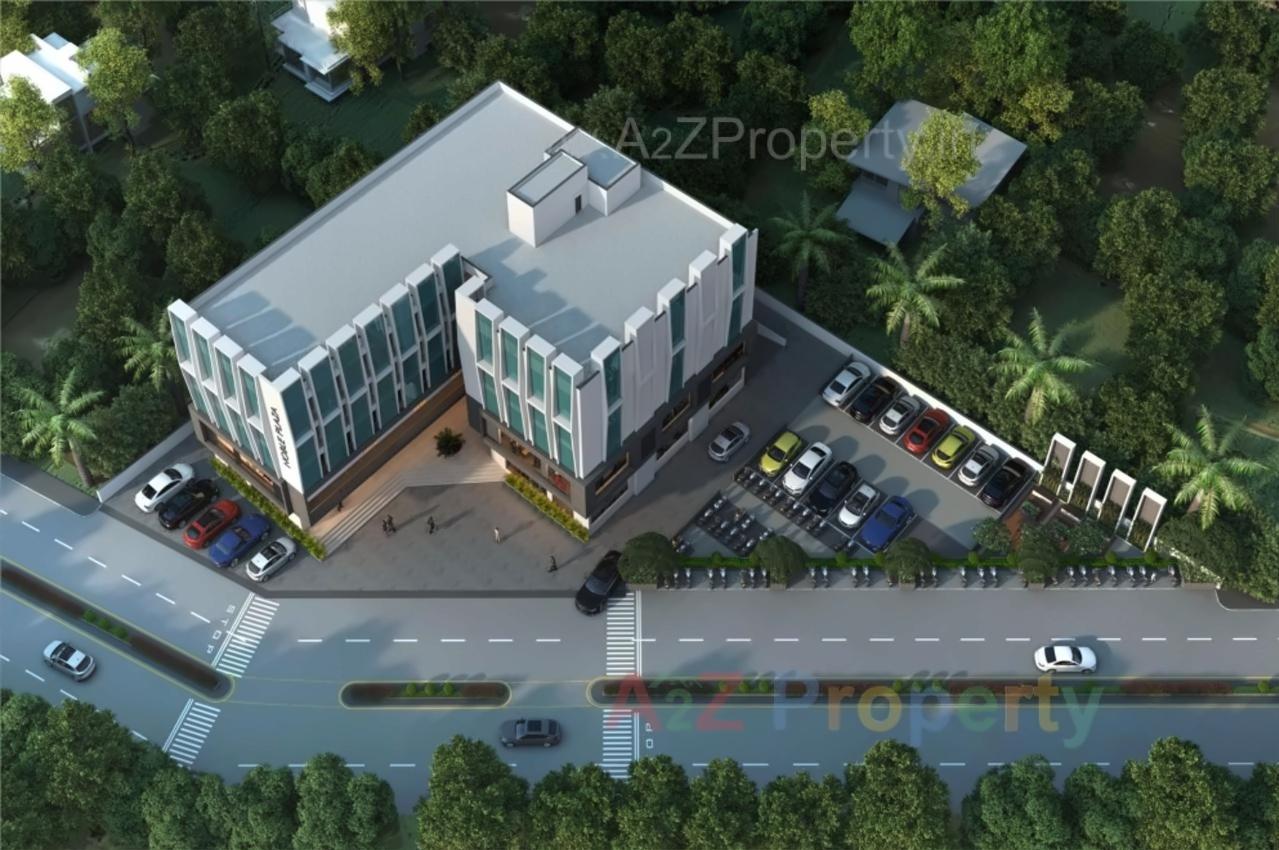 3D Elevation of real estate project Noble Plaza located at Junagadh, Junagadh, Gujarat