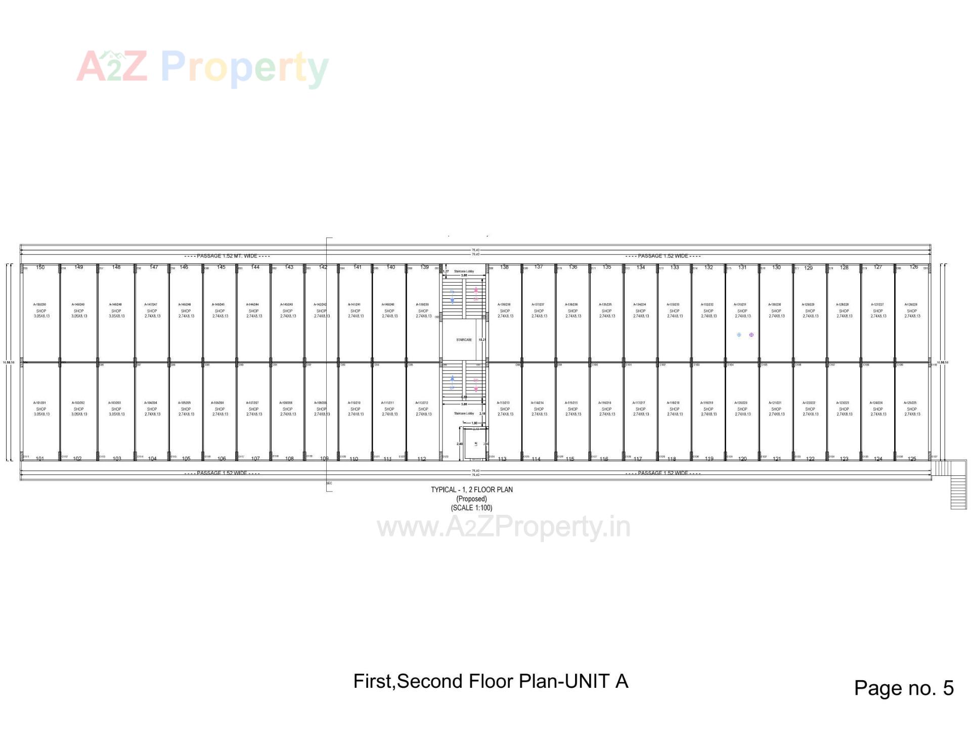 Layout of real estate project Opera Square located at Sabalpur, Junagadh, Gujarat