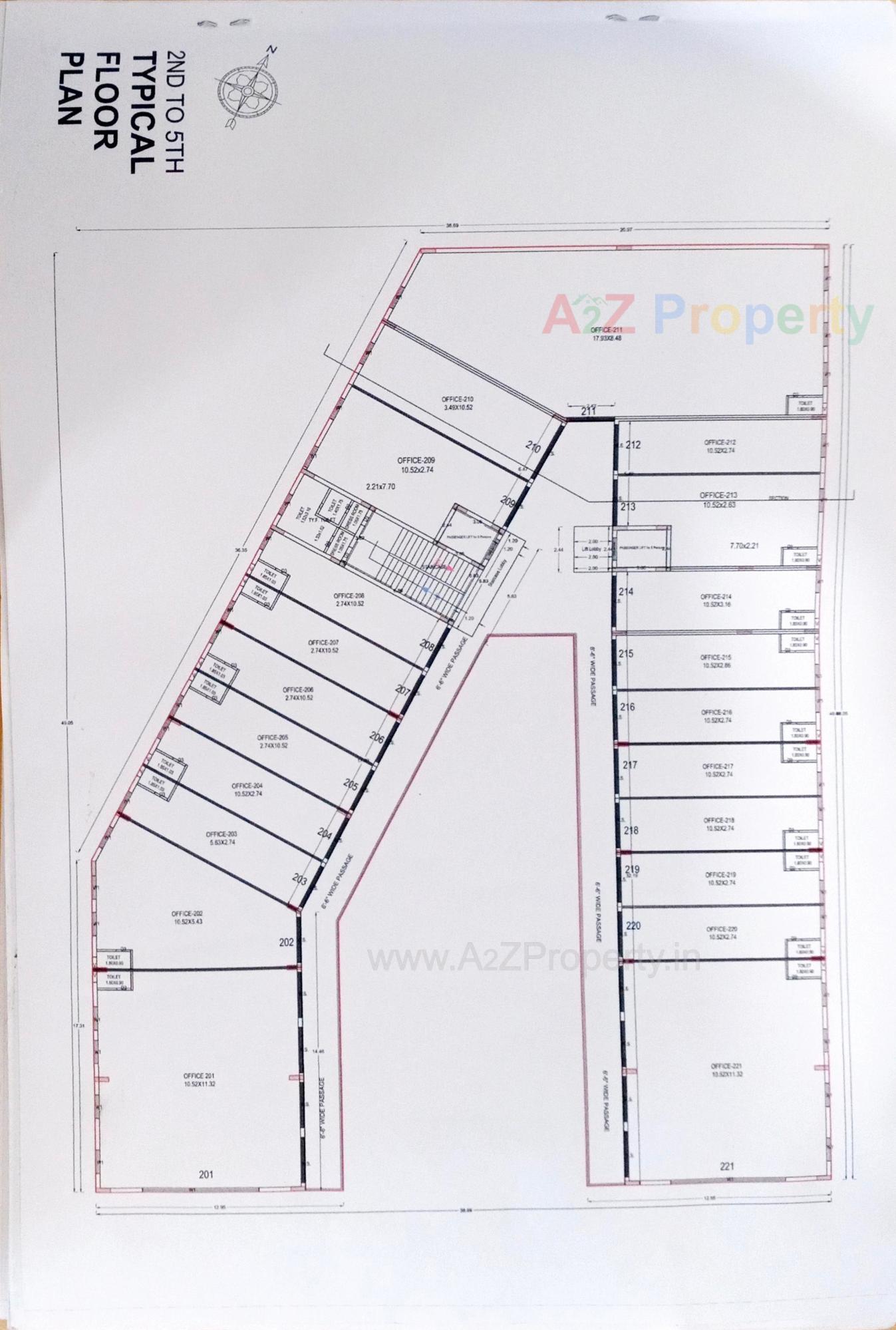  of real estate project Orbit Plaza located at Zanzarda, Junagadh, Gujarat