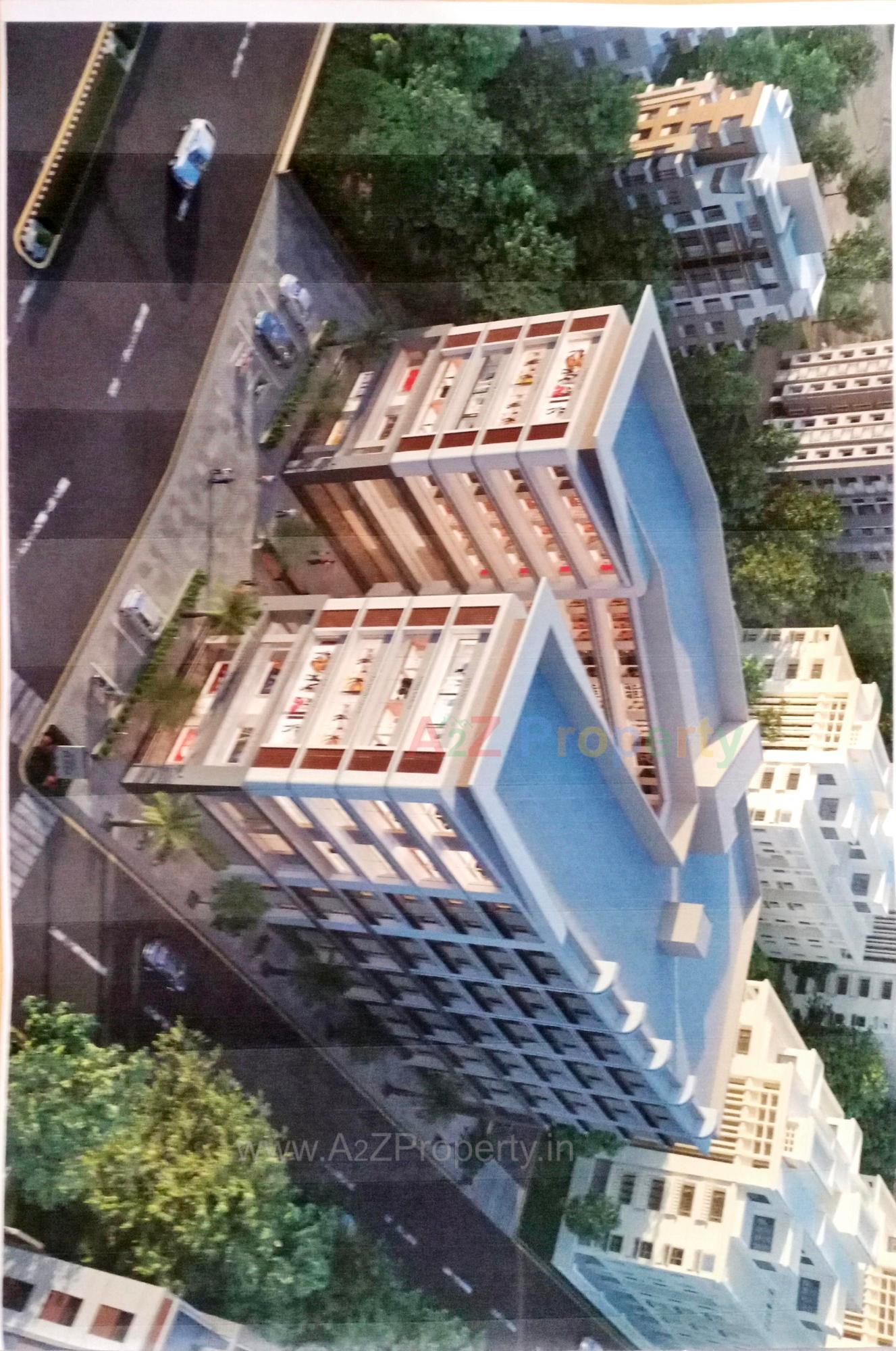 3D Elevation of real estate project Orbit Plaza located at Zanzarda, Junagadh, Gujarat