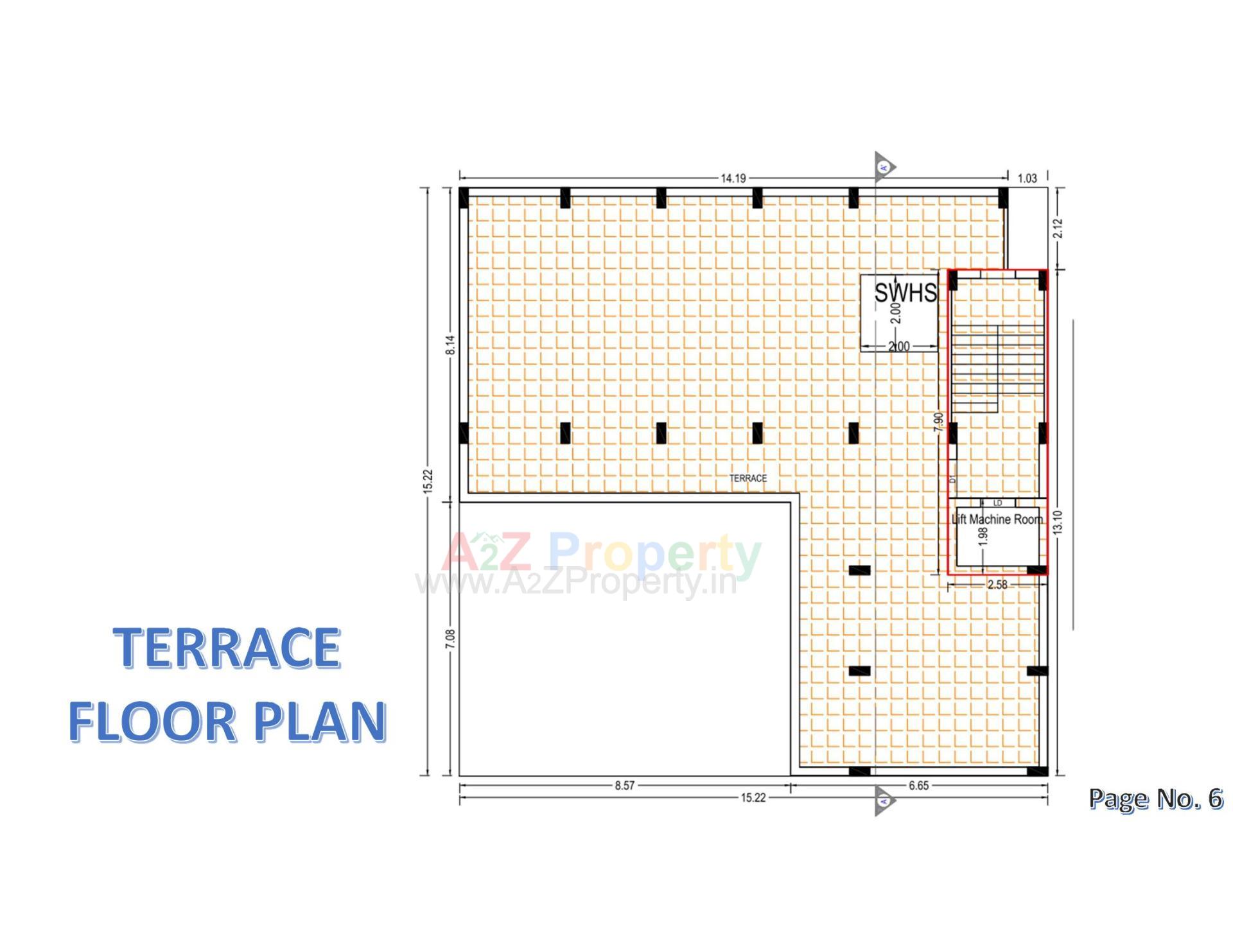 Layout of real estate project Platinum Gold located at Joshipura, Junagadh, Gujarat