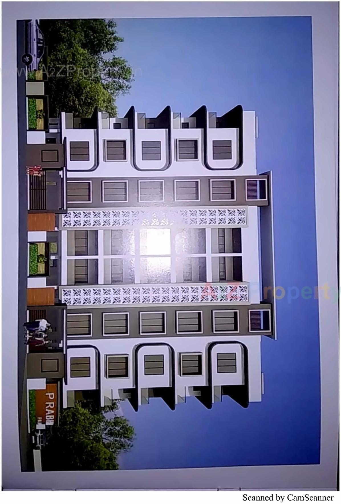 Layout of real estate project Prabhat Residency located at Zanzarda, Junagadh, Gujarat