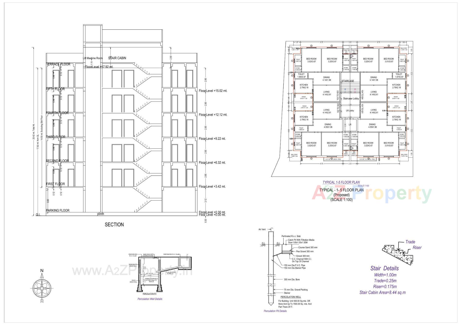Layout of real estate project Pramukh Darshan located at Joshipura, Junagadh, Gujarat