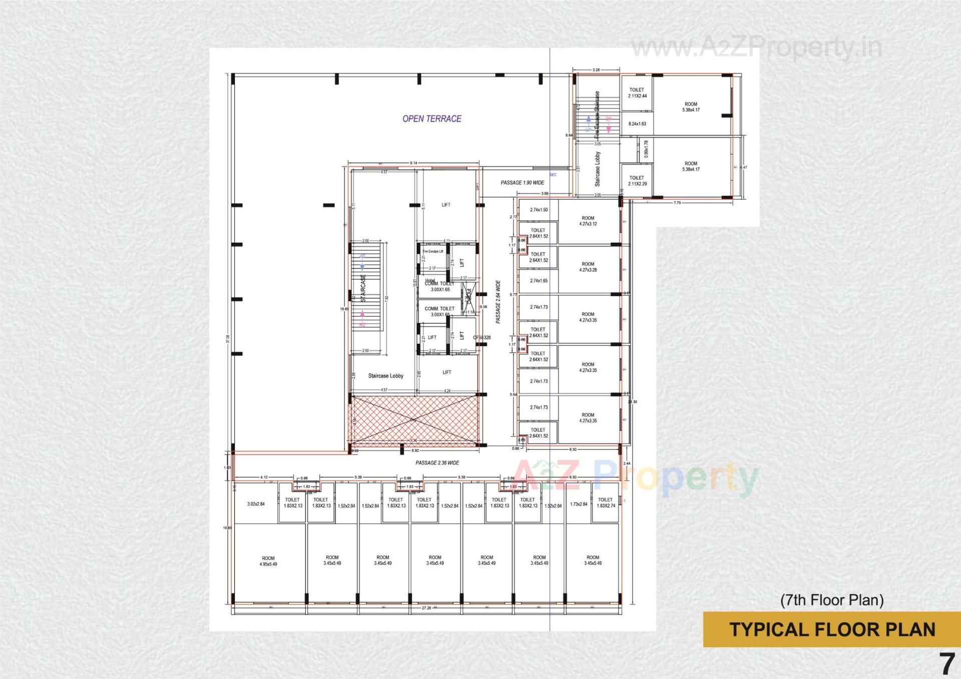 Layout of real estate project Prathmesh located at Junagadh, Junagadh, Gujarat