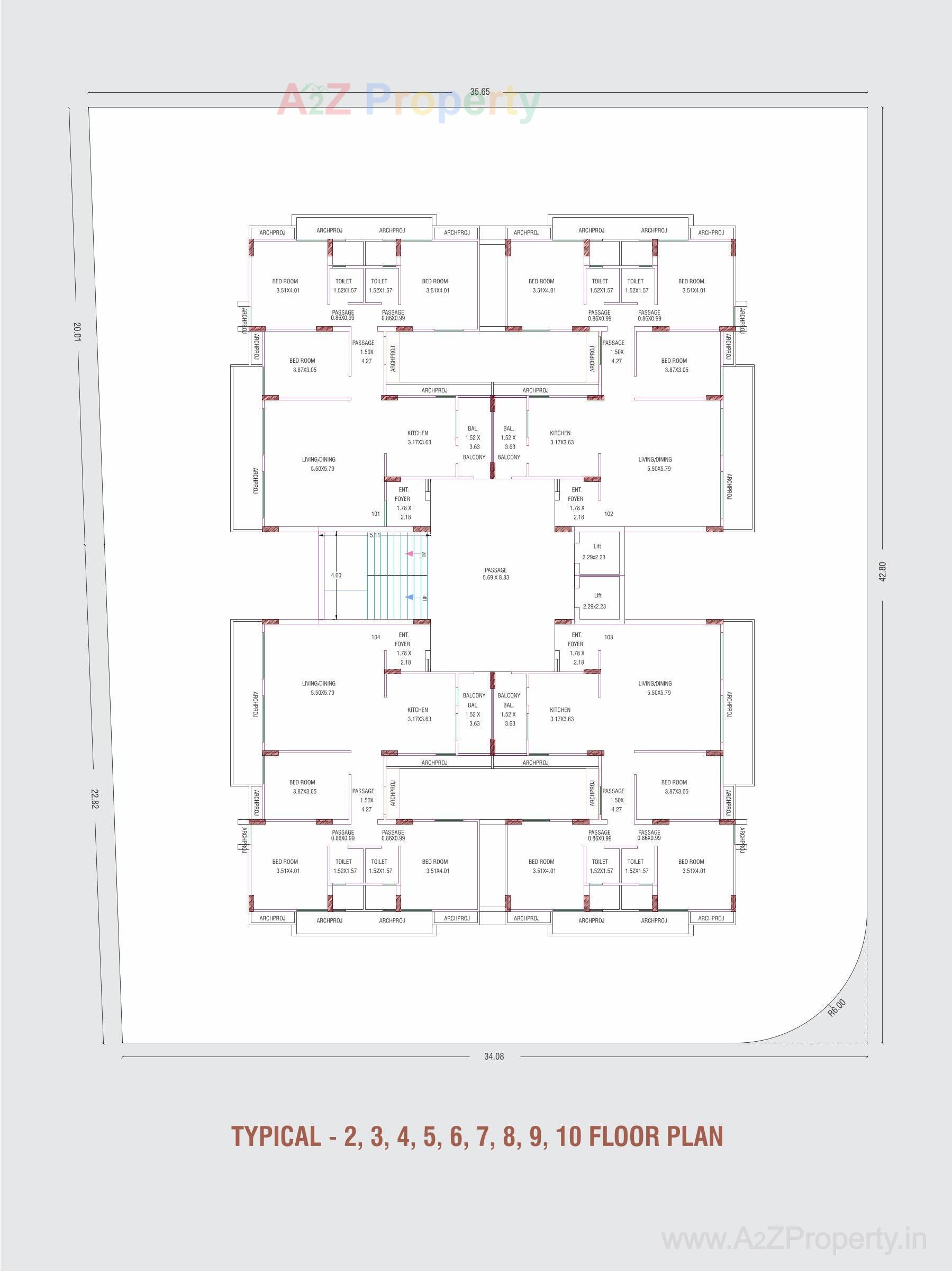 Layout of real estate project Saltora Hills located at Junagadh, Junagadh, Gujarat