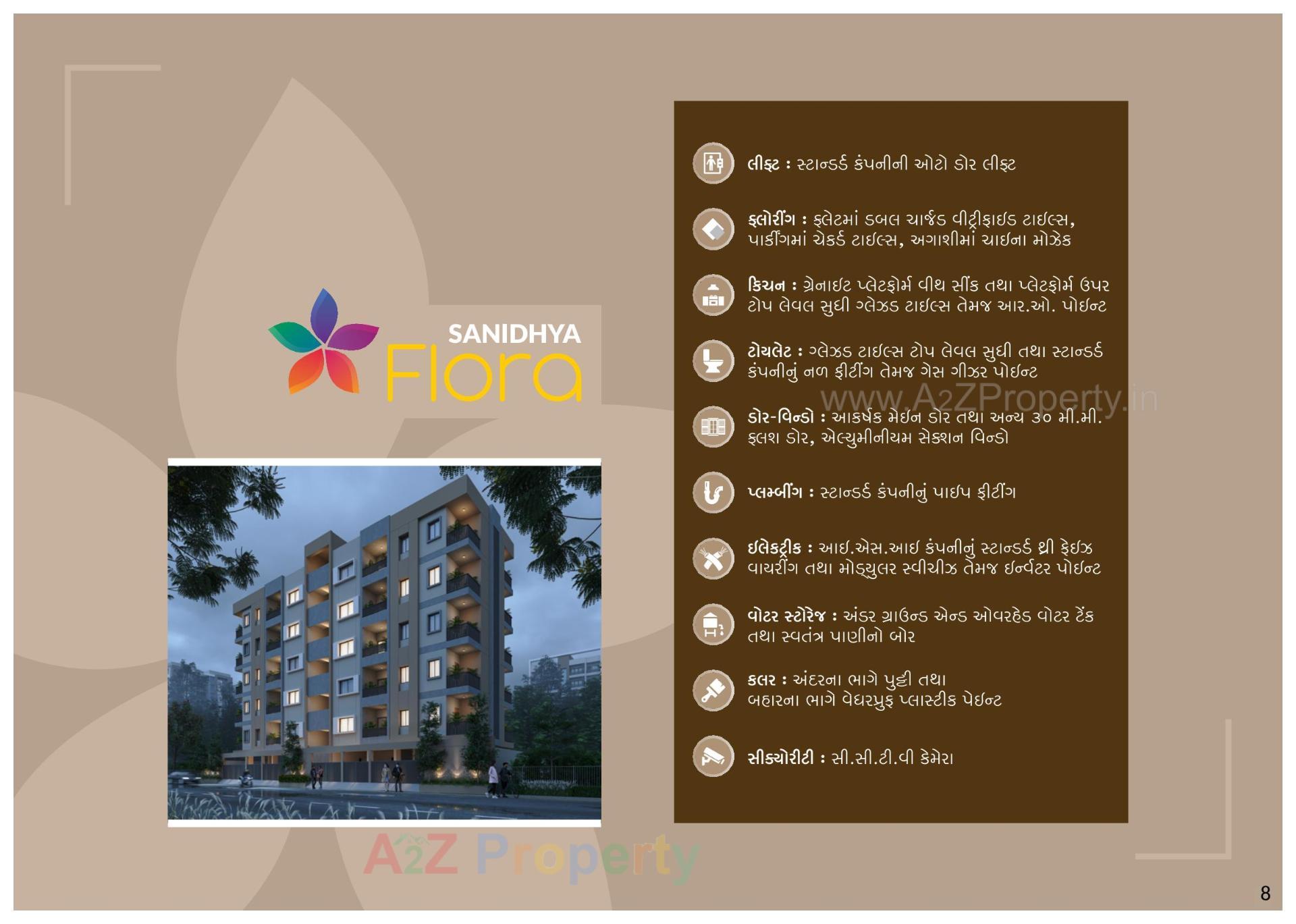  of real estate project Sanidhya Flora located at Jhajharda, Junagadh, Gujarat