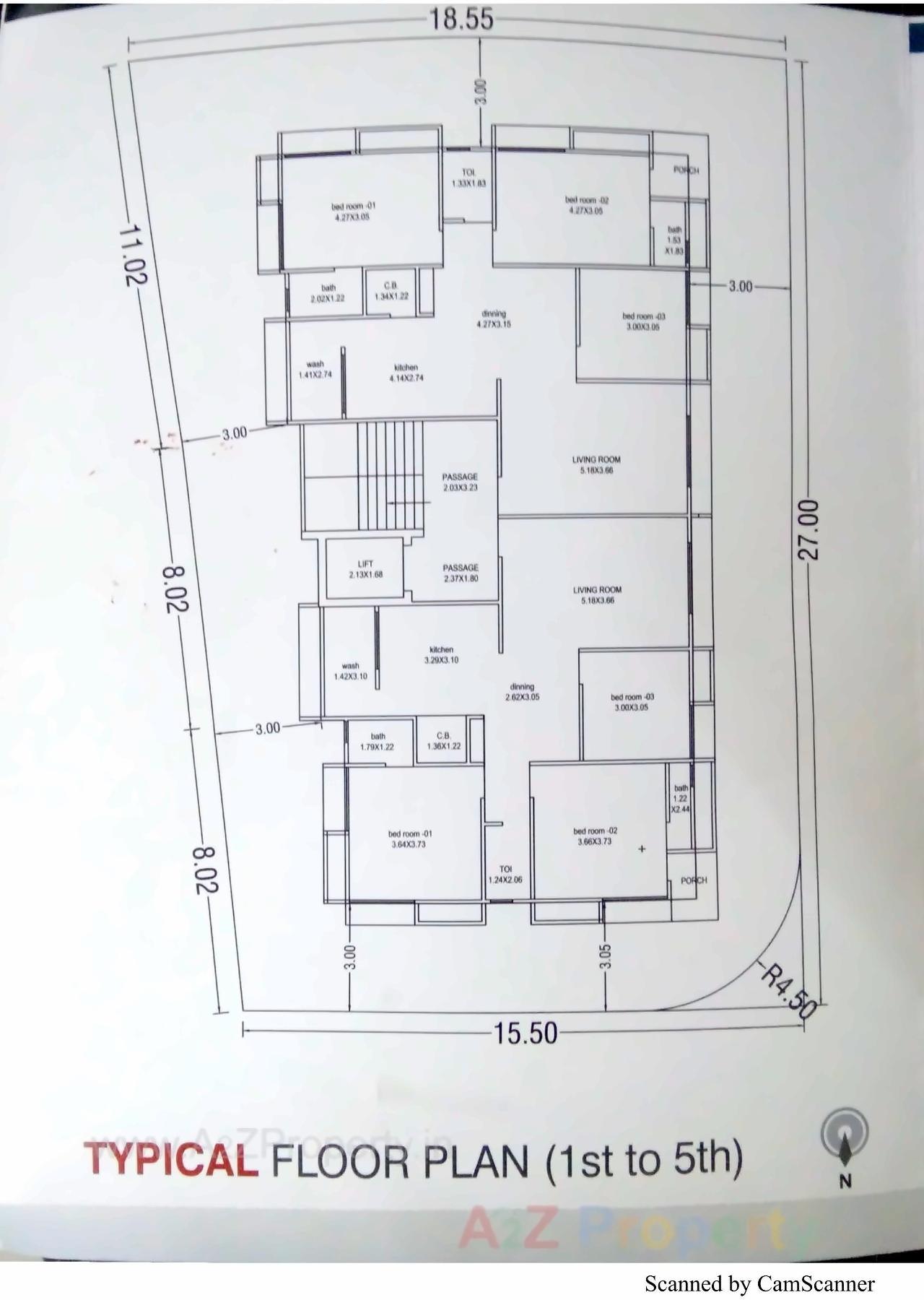 Layout of real estate project Sarnam located at Zanzarda, Junagadh, Gujarat