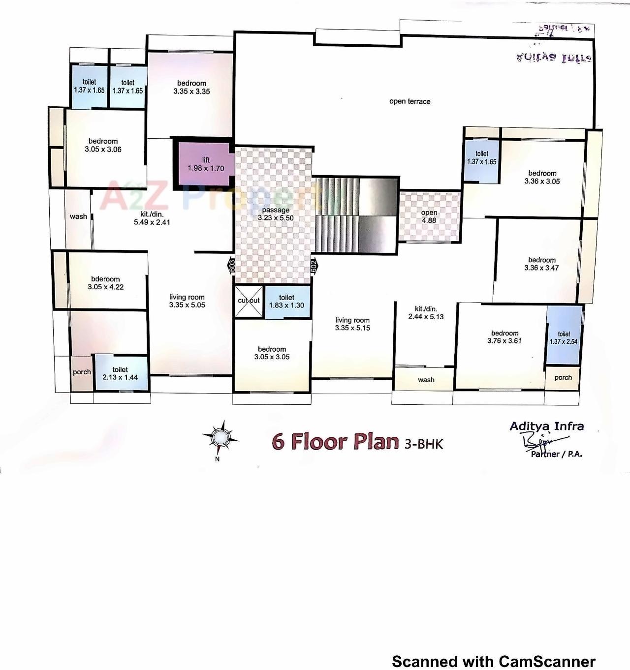 Layout of real estate project Satsang located at Junagadh, Junagadh, Gujarat