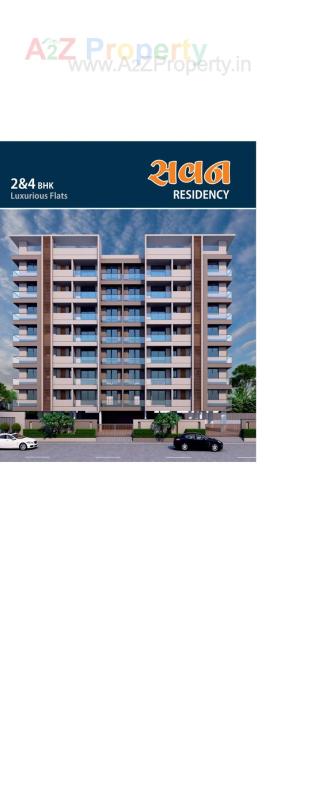 Elevation of real estate project Savan Residency located at Junagadh, Junagadh, Gujarat