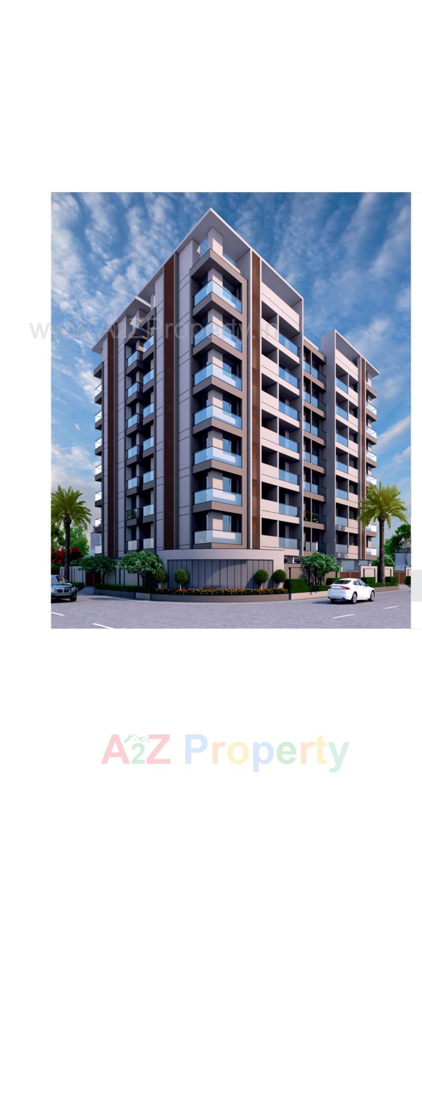 3D Elevation of real estate project Savan Residency located at Junagadh, Junagadh, Gujarat