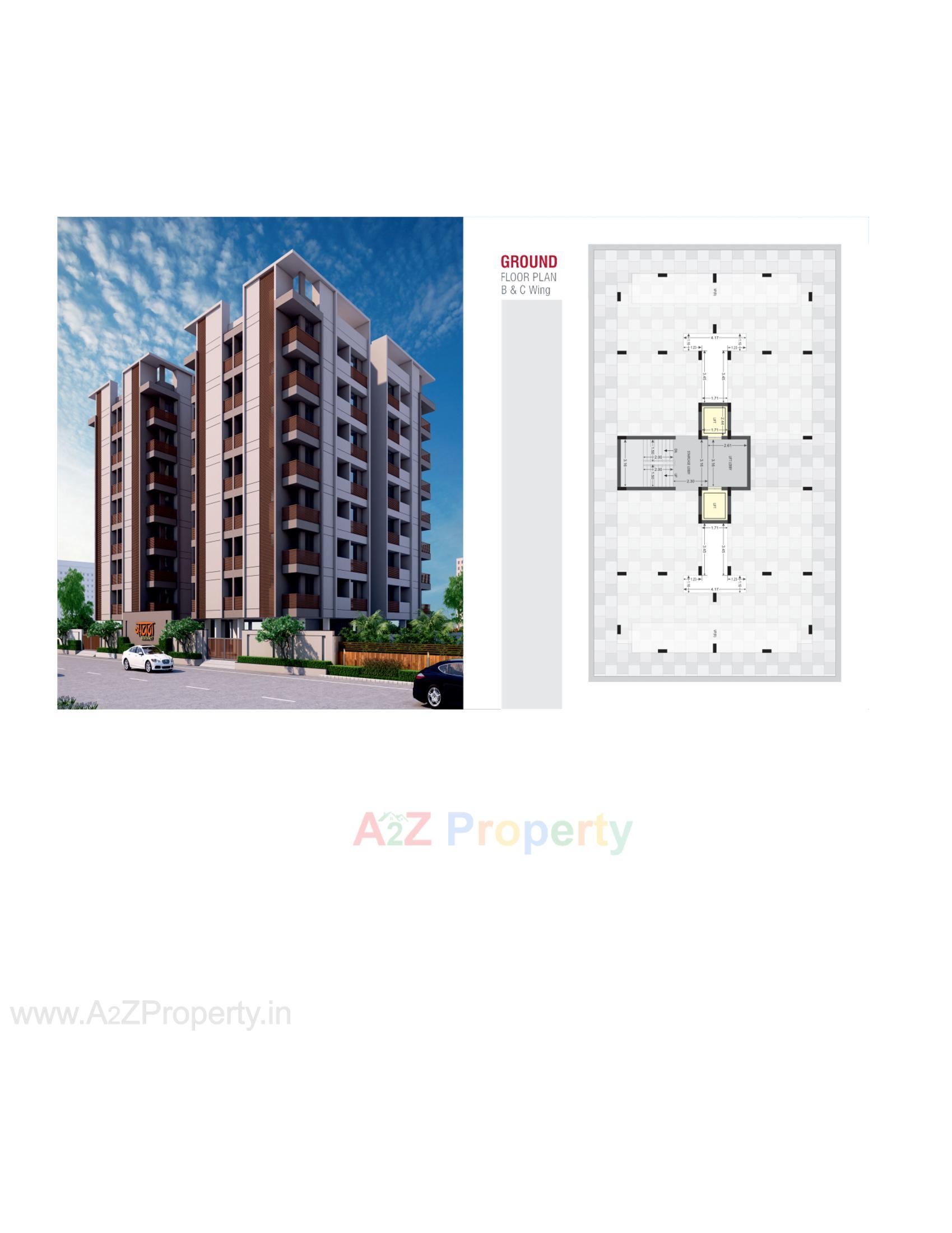 Layout of real estate project Savan Residency located at Junagadh, Junagadh, Gujarat
