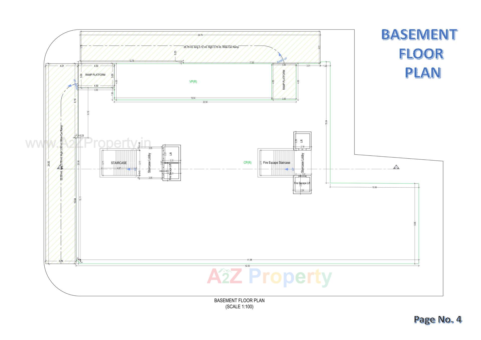 Layout of real estate project Seven Floora located at Junagadh, Junagadh, Gujarat