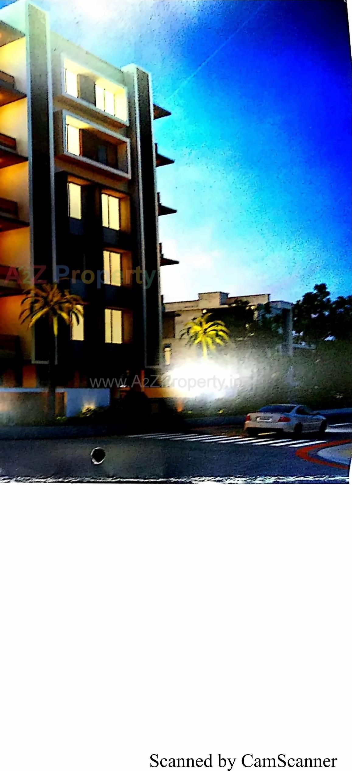 3D Elevation of real estate project Shantivan located at Zanzarda, Junagadh, Gujarat