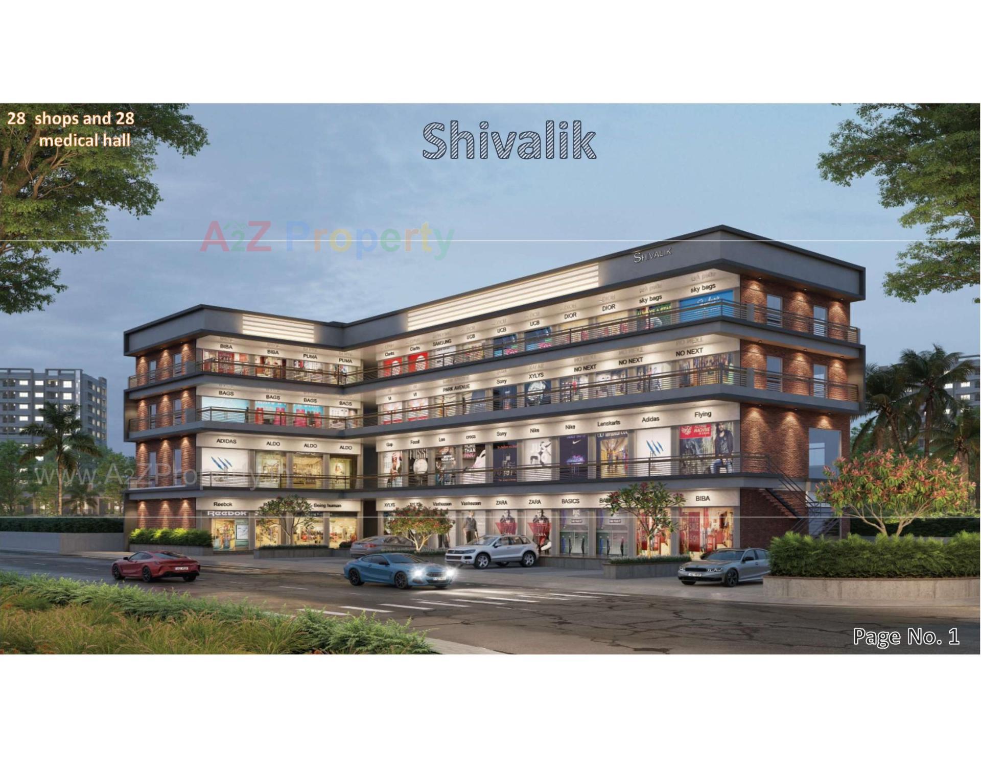 3D Elevation of real estate project Shivalik located at Junagadh, Junagadh, Gujarat