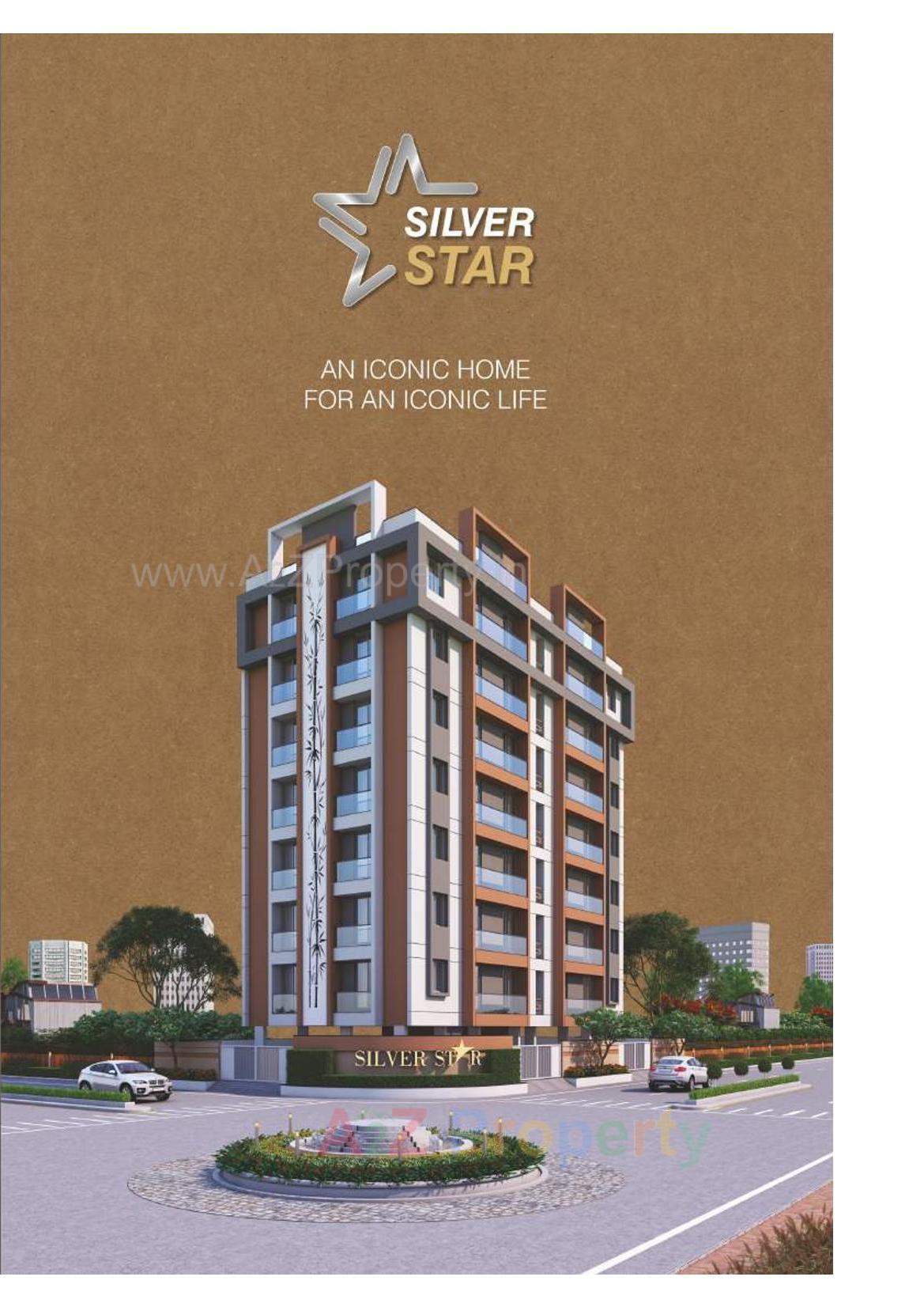 3D Elevation of real estate project Silver Star located at Timbavadi, Junagadh, Gujarat