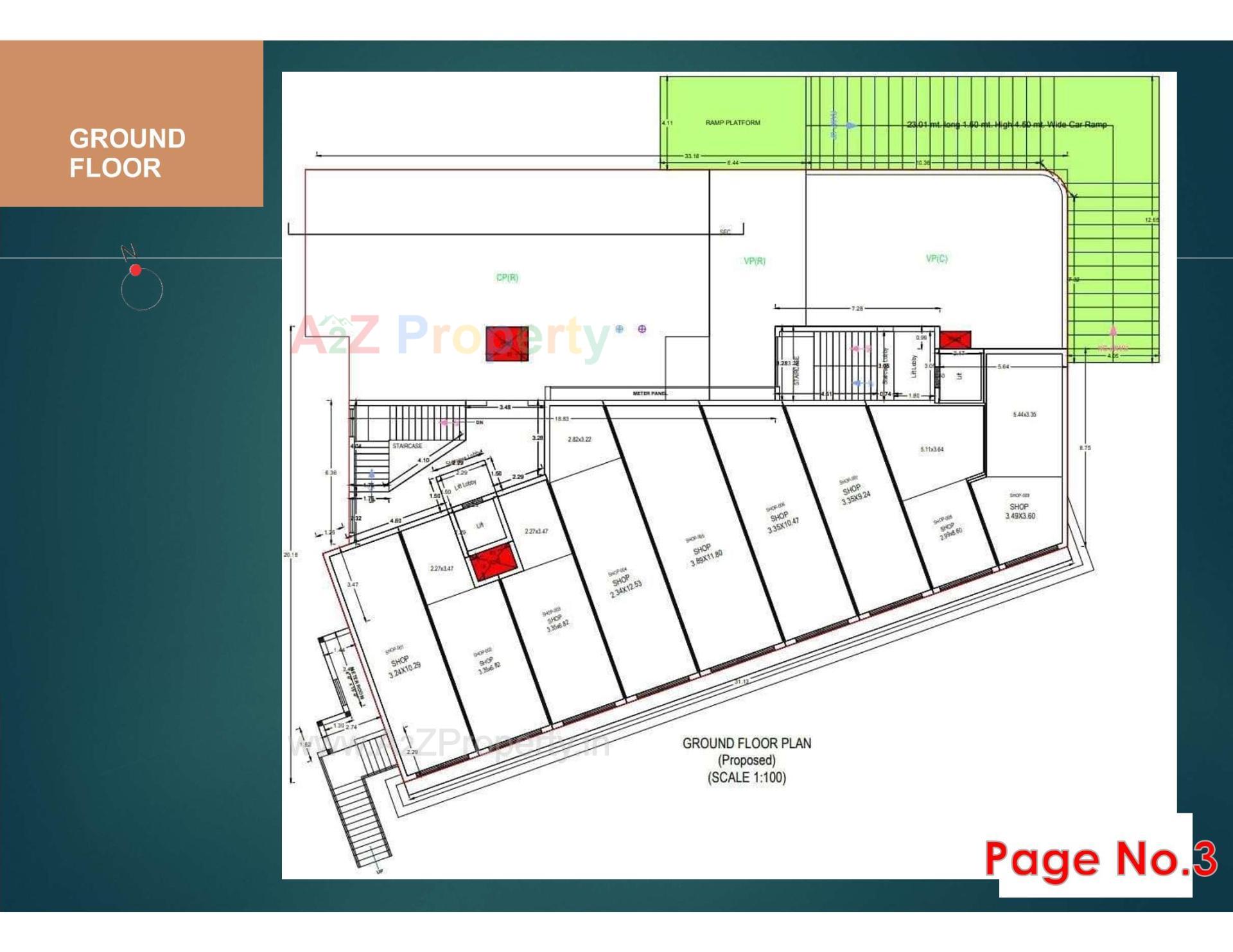 Layout of real estate project Sopan Pride located at Junagadh, Junagadh, Gujarat