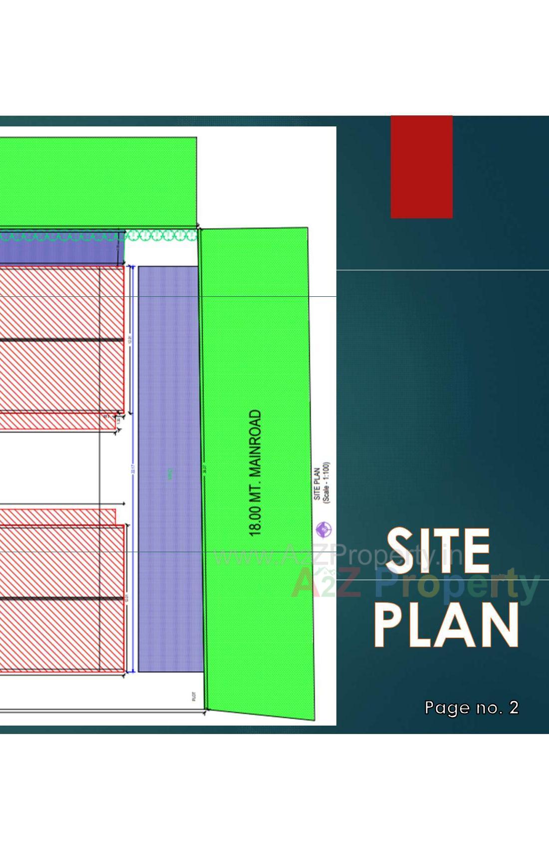 Layout of real estate project The Corporate located at Junagadh, Junagadh, Gujarat
