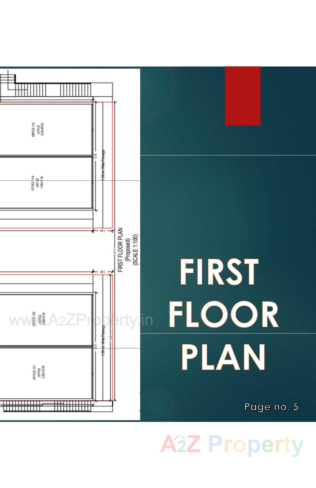 Layout of real estate project The Corporate located at Junagadh, Junagadh, Gujarat