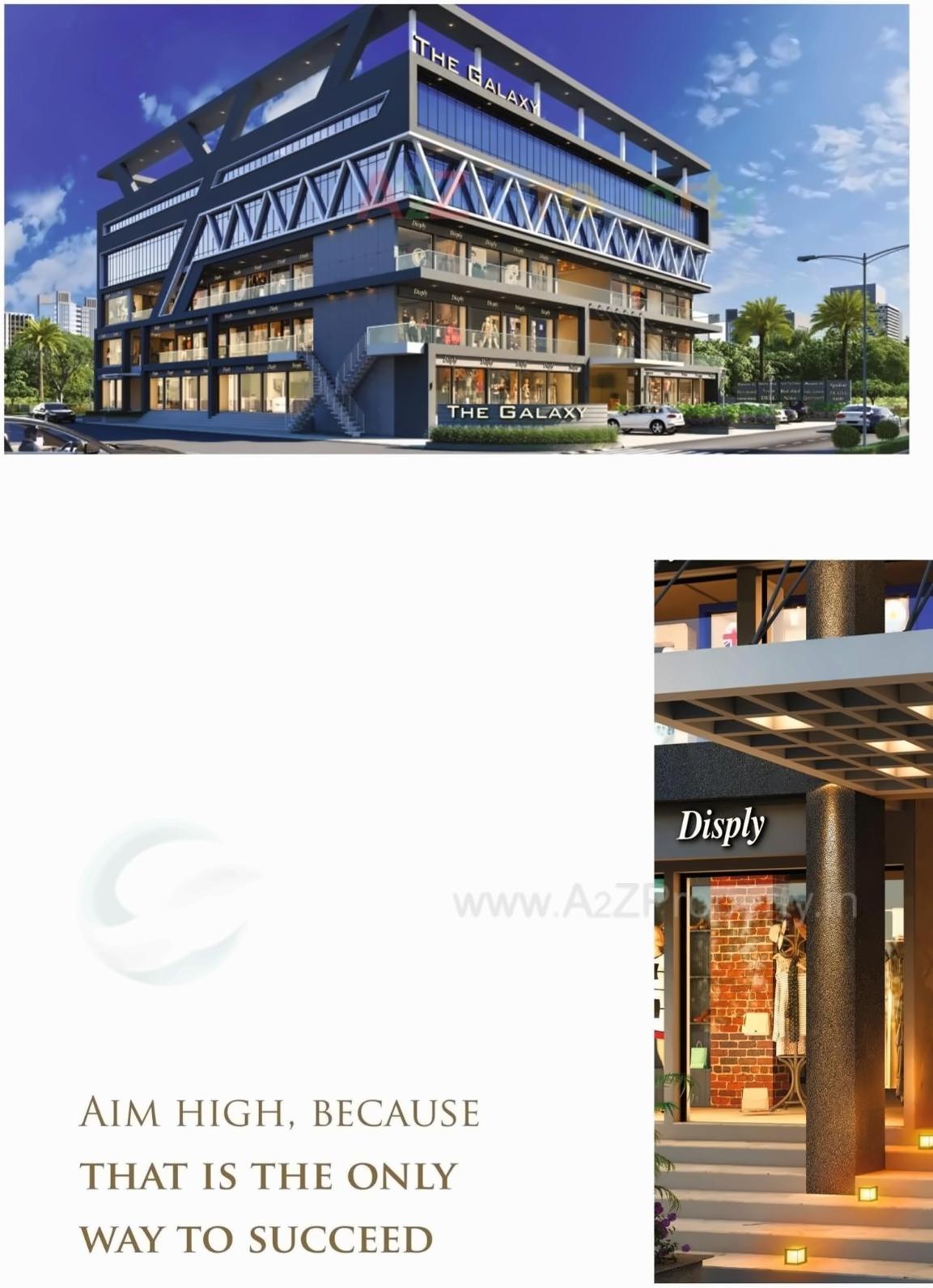 3D Elevation of real estate project The Galaxy located at Timbavadi, Junagadh, Gujarat