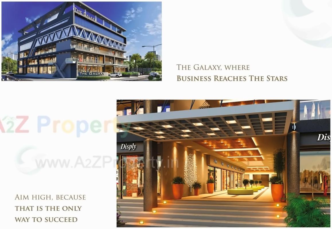 3D Elevation of real estate project The Galaxy located at Timbavadi, Junagadh, Gujarat