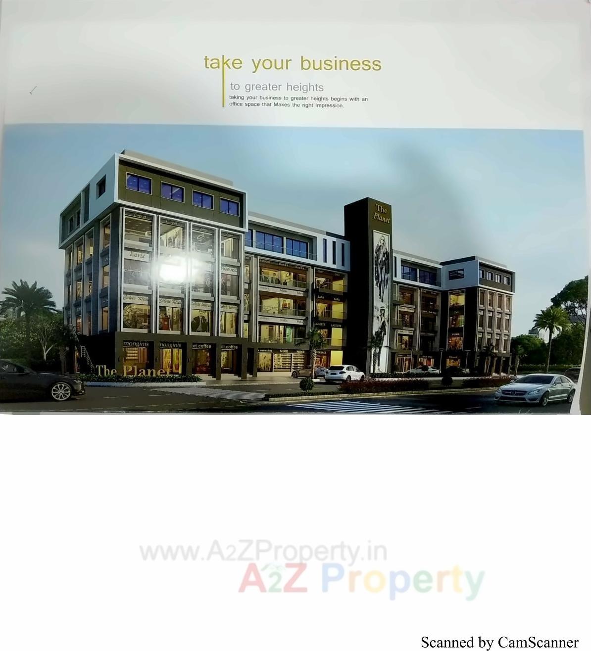 3D Elevation of real estate project The Planet located at Shapur, Junagadh, Gujarat