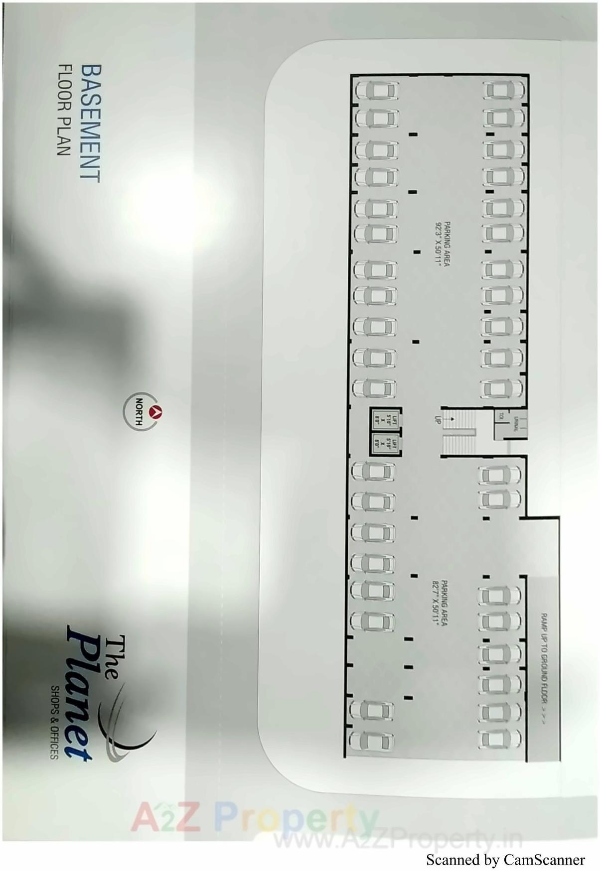 Layout of real estate project The Planet located at Shapur, Junagadh, Gujarat