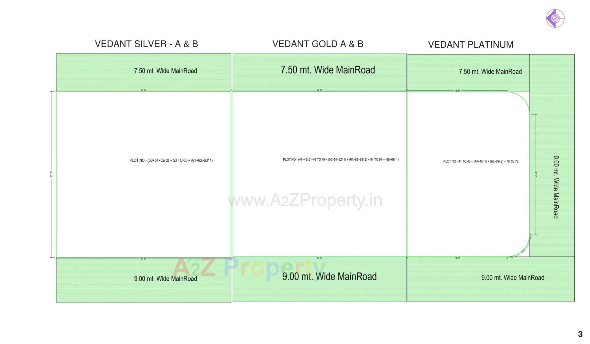  of real estate project Vedant Apartments located at Zanzarda, Junagadh, Gujarat