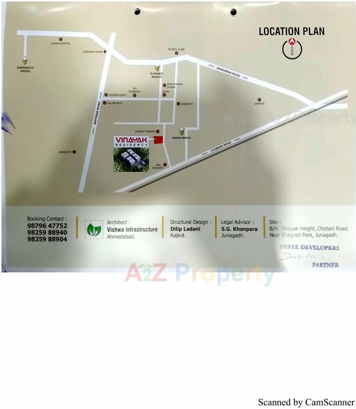  of real estate project Vinayak Residency located at Zanzarda, Junagadh, Gujarat
