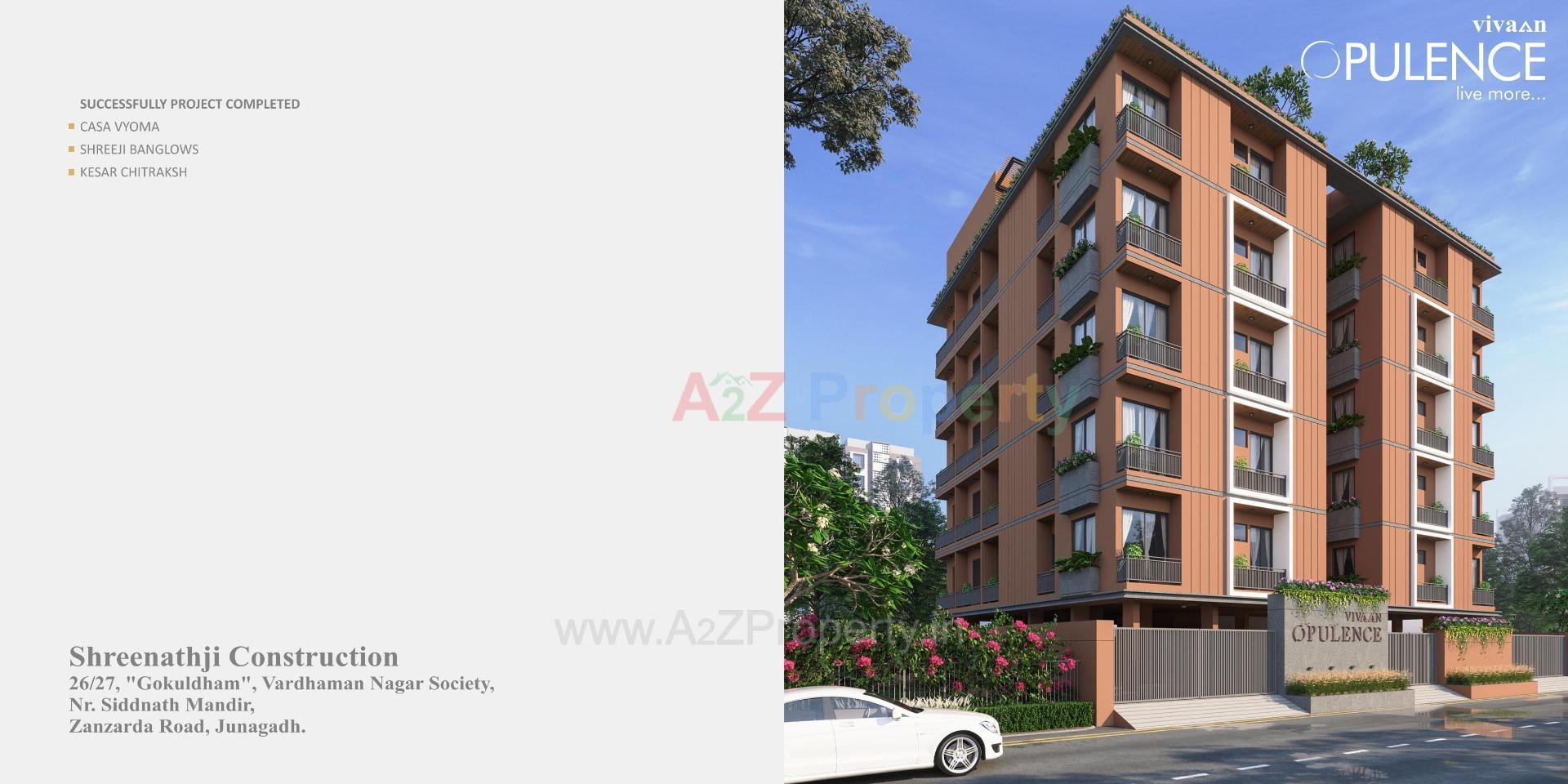 3D Elevation of real estate project Vivaan Opulence located at Junagadh, Junagadh, Gujarat