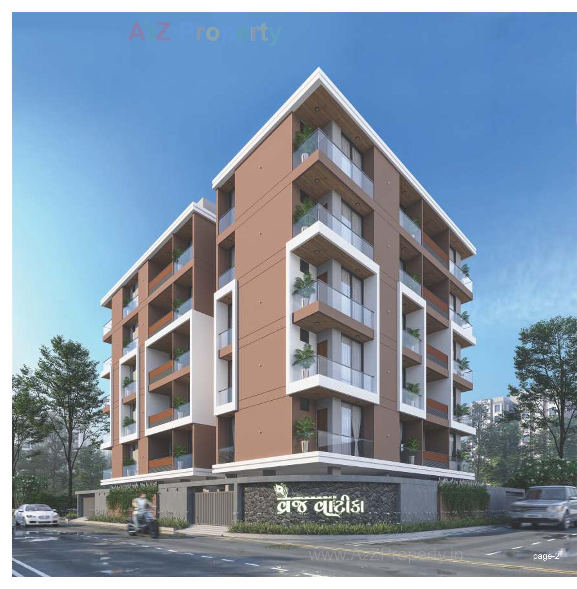 3D Elevation of real estate project Vraj Vatika located at Junagadh, Junagadh, Gujarat