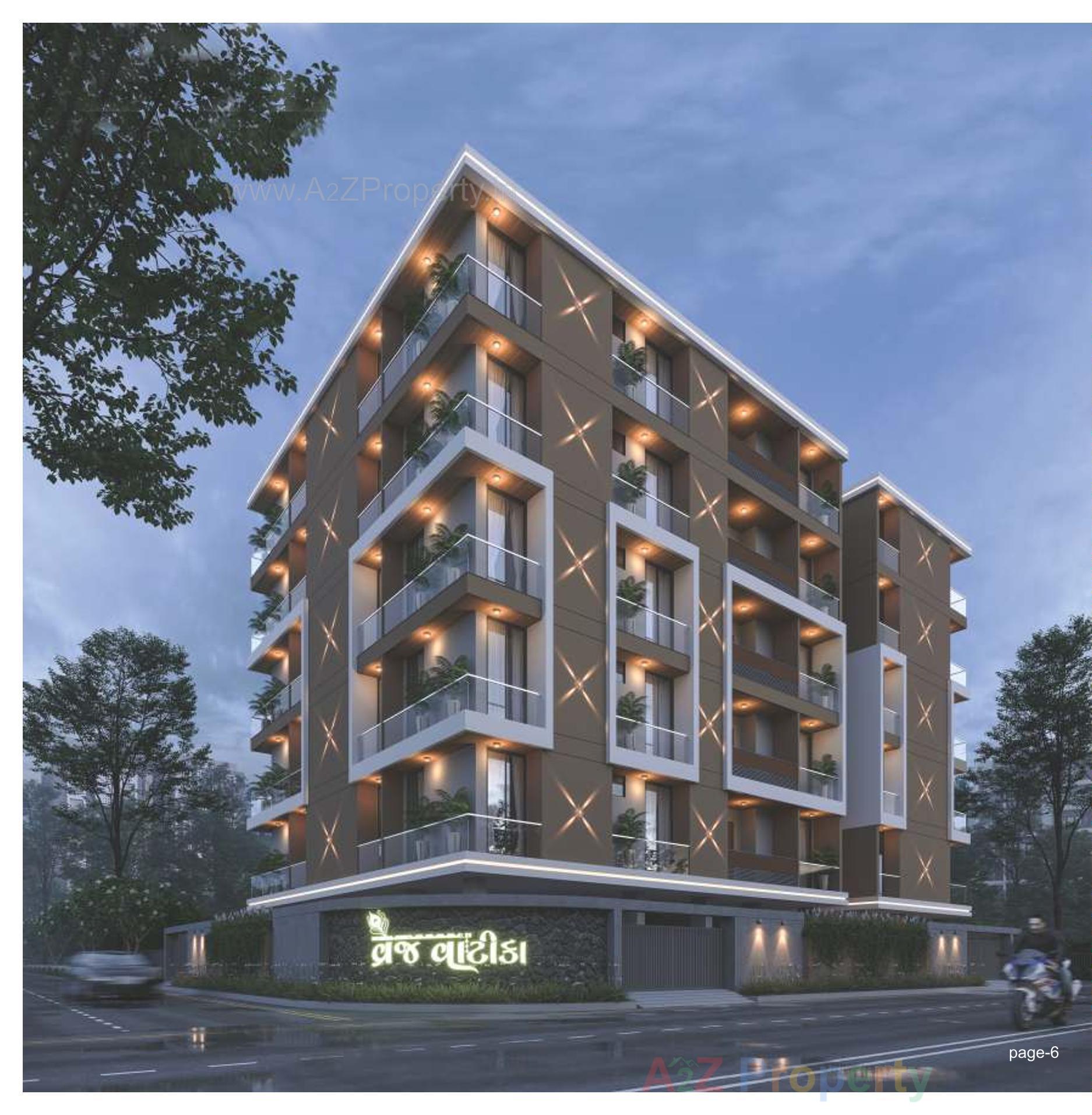 3D Elevation of real estate project Vraj Vatika located at Junagadh, Junagadh, Gujarat