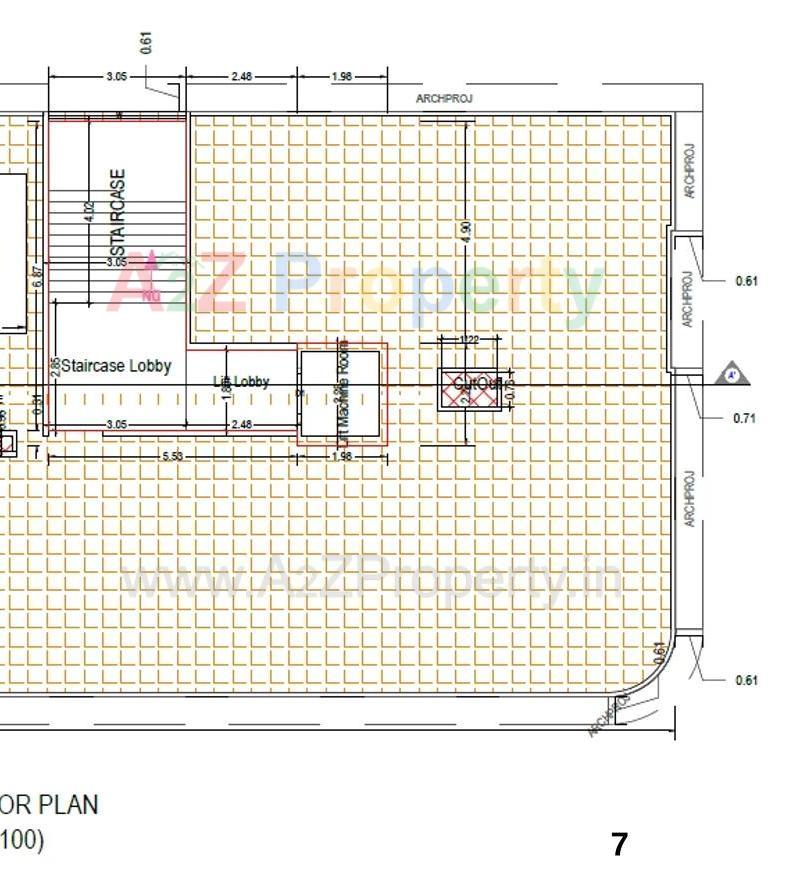 Layout of real estate project Vrajvan located at Zanzarda, Junagadh, Gujarat