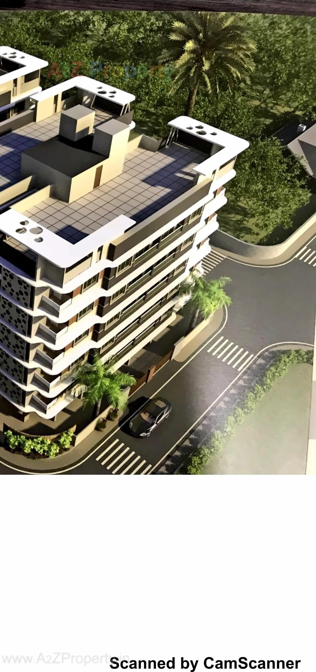 3D Elevation of real estate project White Rose located at Junagadh, Junagadh, Gujarat