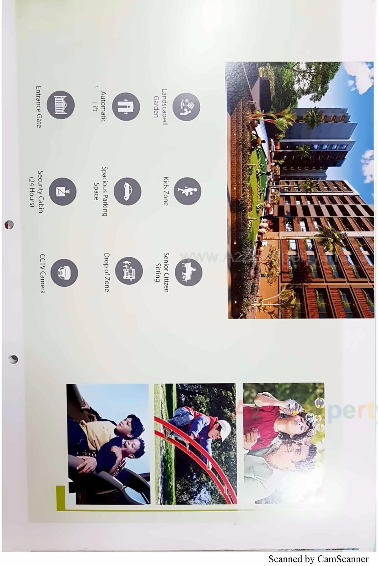 3D Elevation of real estate project Akshar Residence located at Khatraj, Kheda, Gujarat