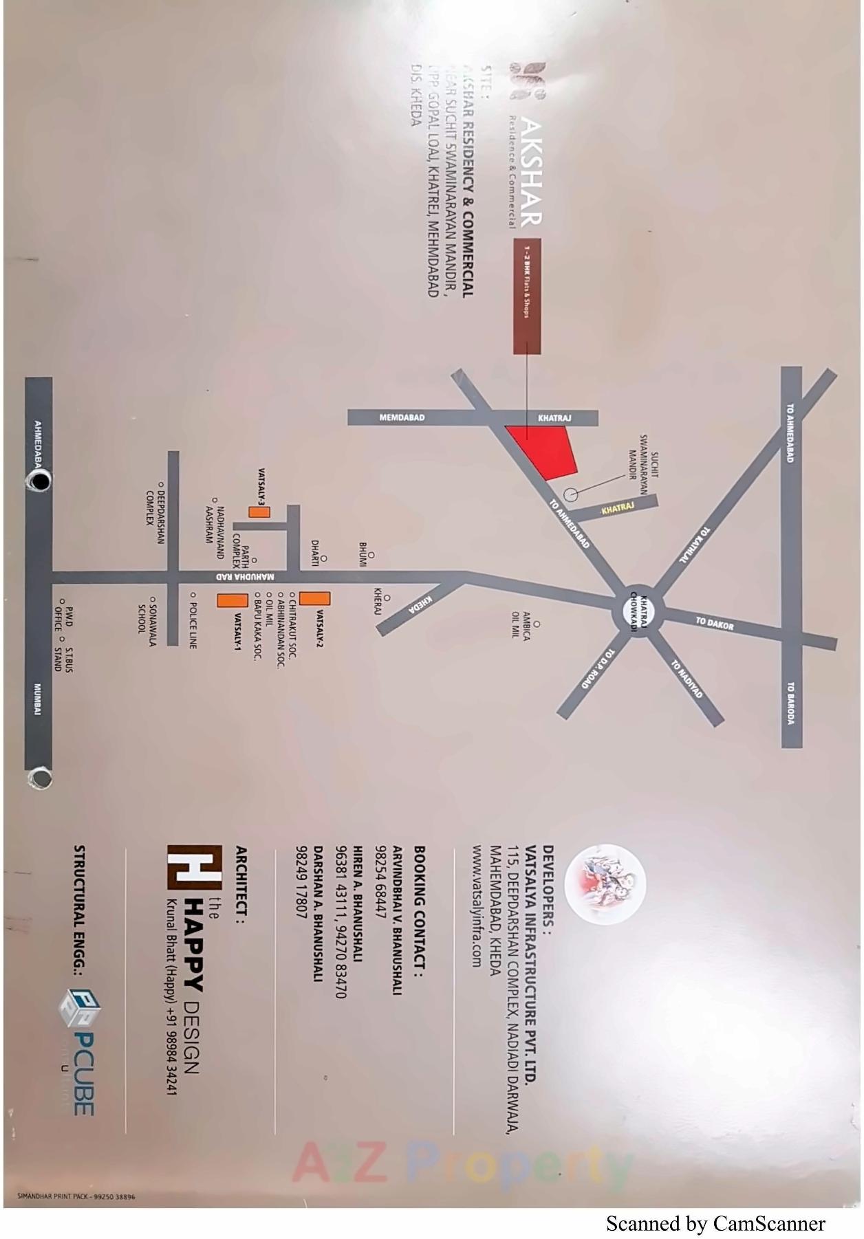  of real estate project Akshar Residence located at Khatraj, Kheda, Gujarat