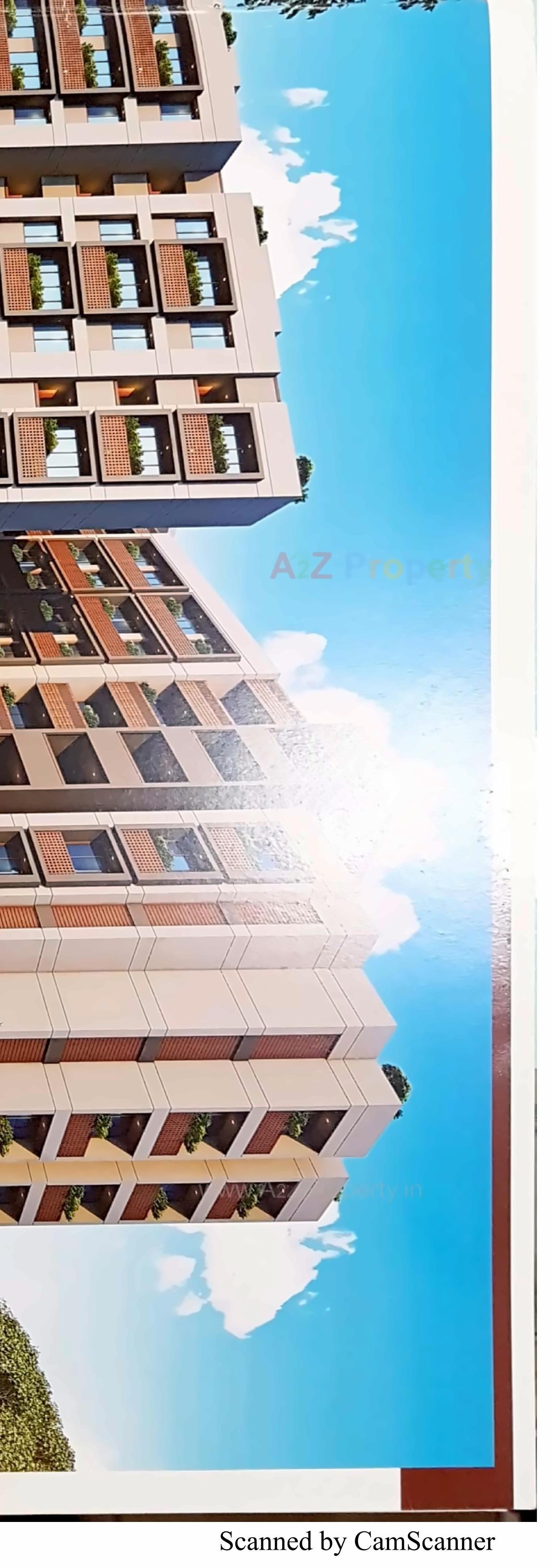 3D Elevation of real estate project Akshar Residence located at Khatraj, Kheda, Gujarat