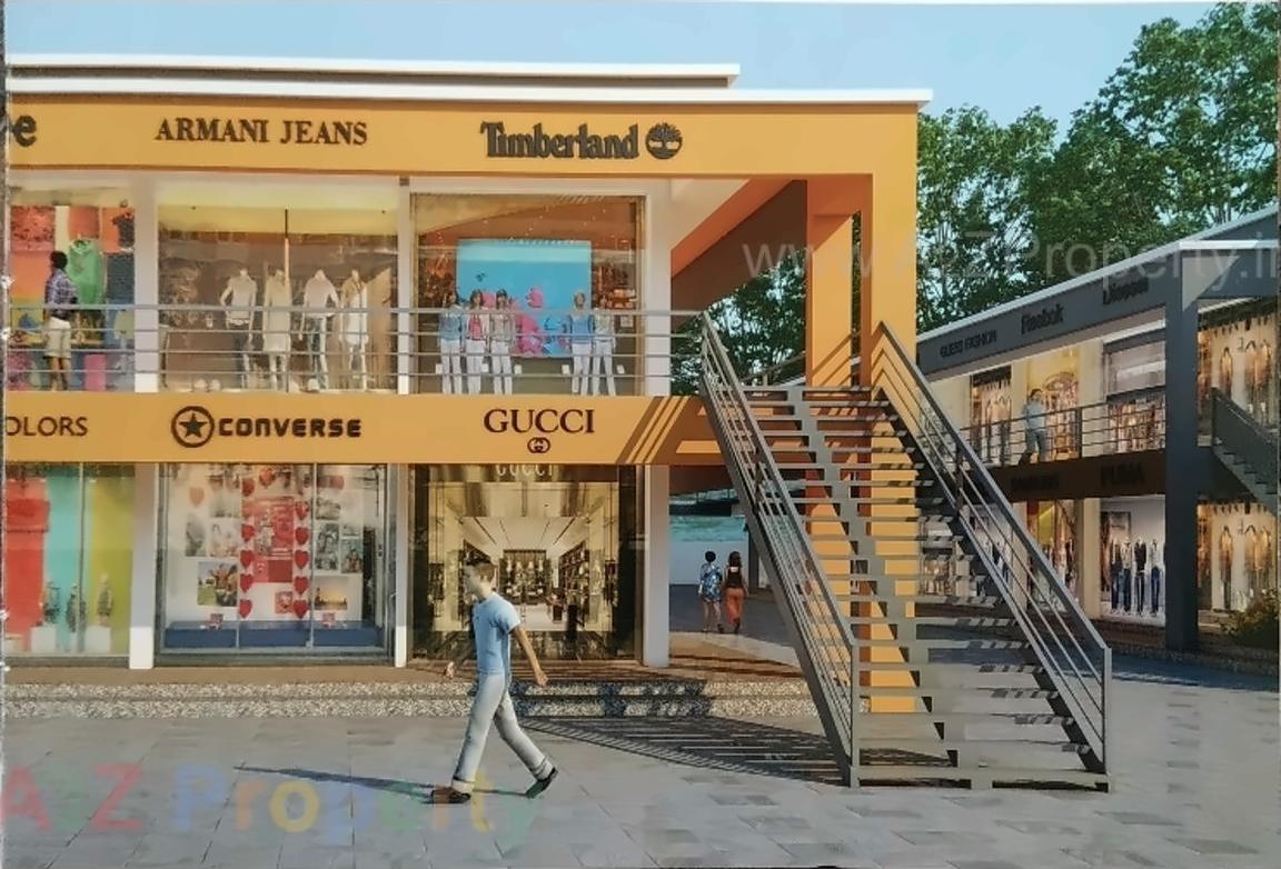 3D Elevation of real estate project City Center located at Matar, Kheda, Gujarat