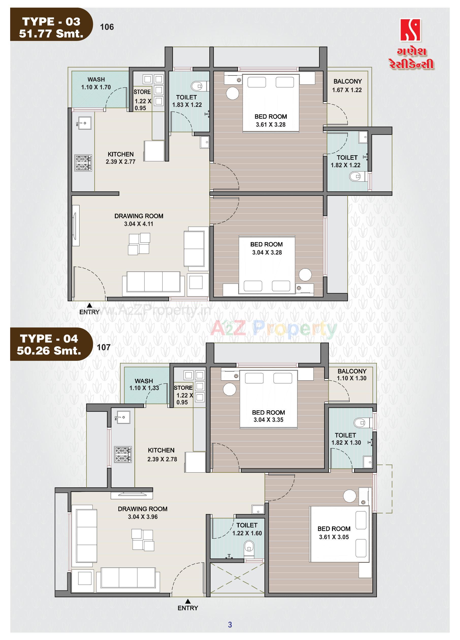 Layout of real estate project Ganesh Residency located at Khatraj, Kheda, Gujarat