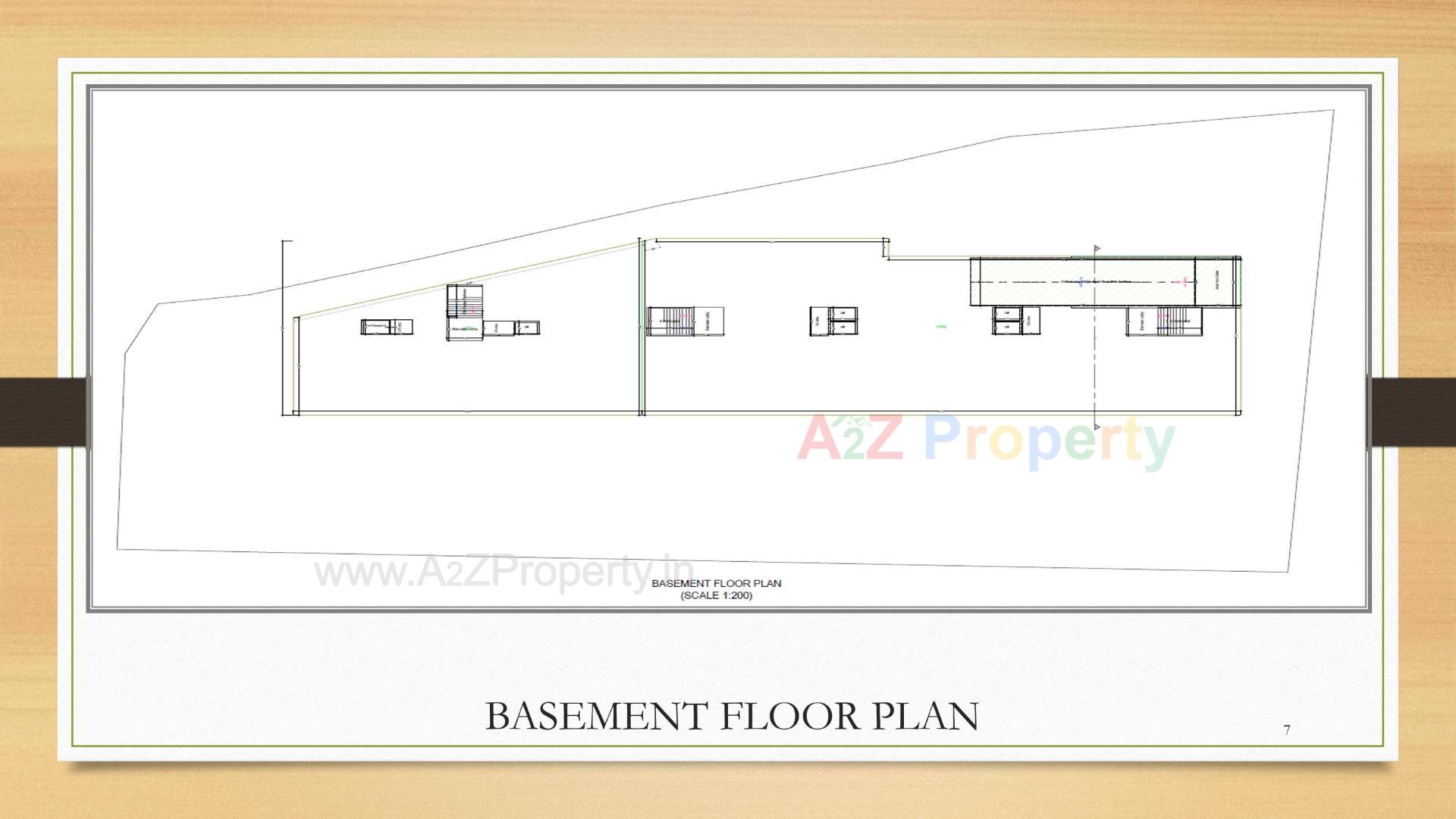 Layout of real estate project Gateway By Tulsi located at Nadiad, Kheda, Gujarat