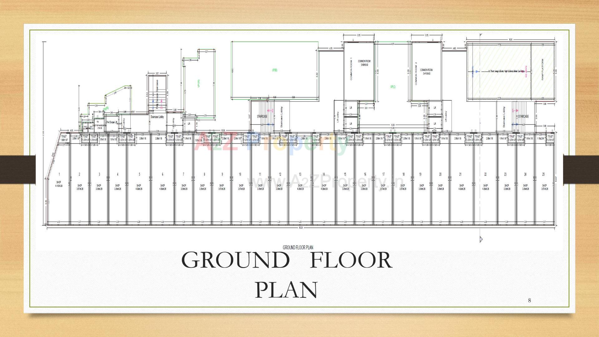 Layout of real estate project Gateway By Tulsi located at Nadiad, Kheda, Gujarat
