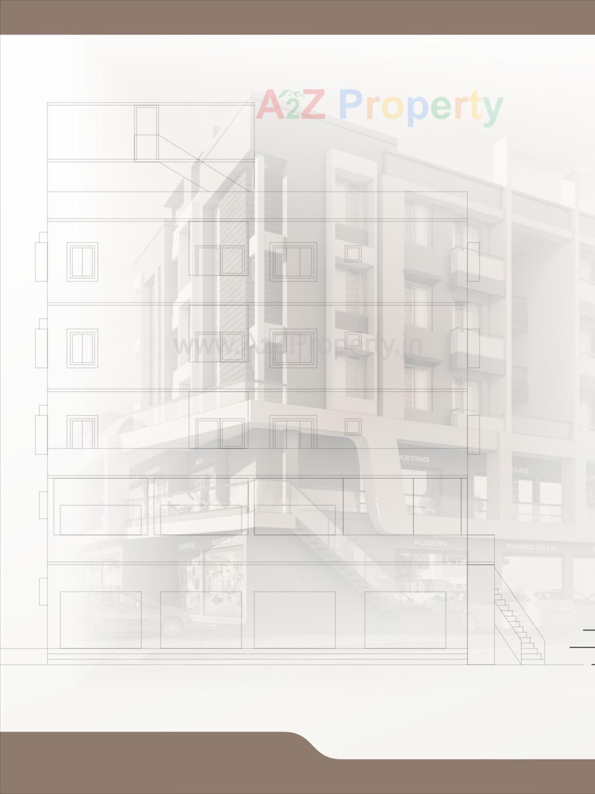 Layout of real estate project Kant Heights located at Nadiad, Kheda, Gujarat