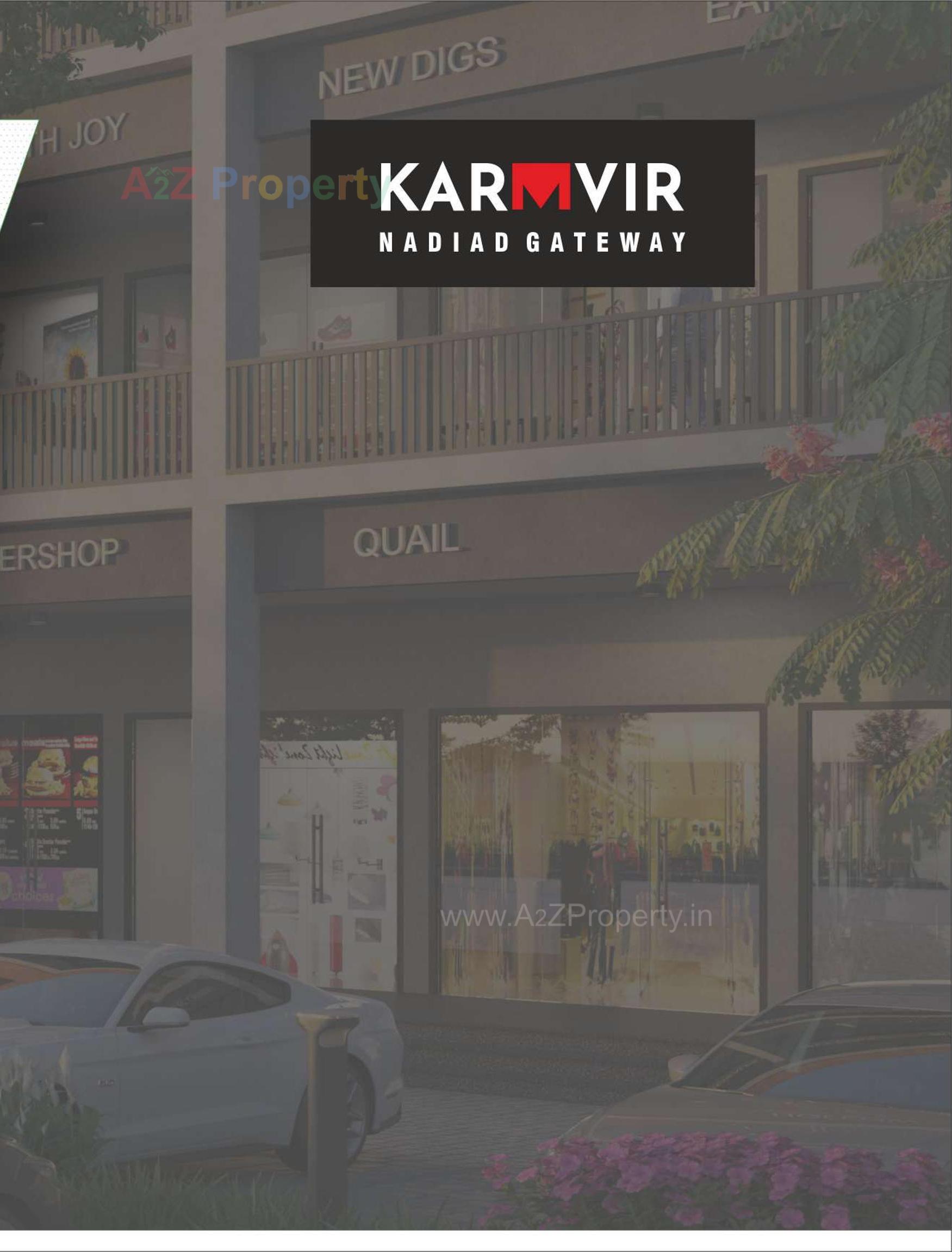 3D Elevation of real estate project Karmvir Nadiad Gateway located at Nadiad, Kheda, Gujarat