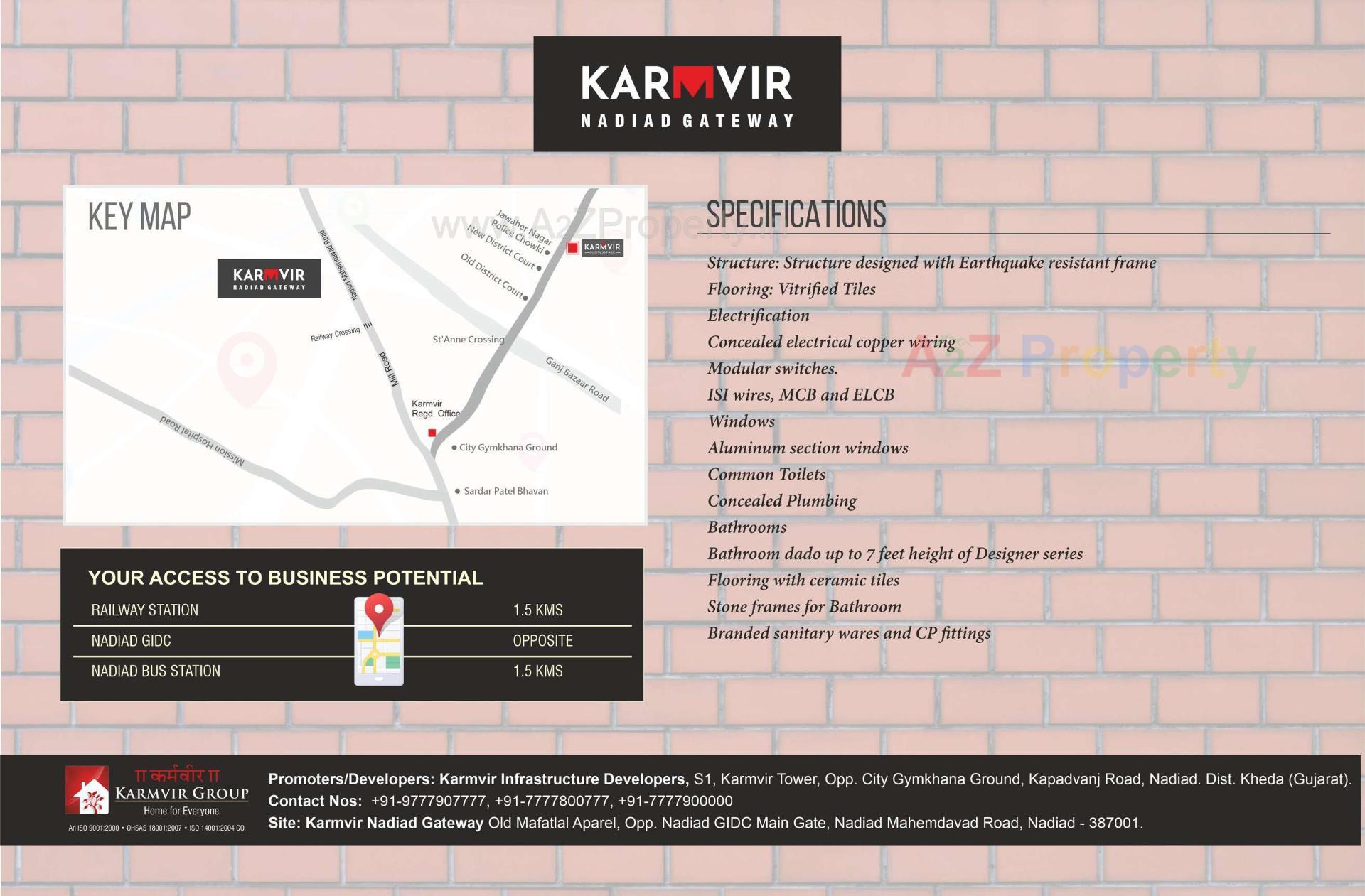  of real estate project Karmvir Nadiad Gateway located at Nadiad, Kheda, Gujarat
