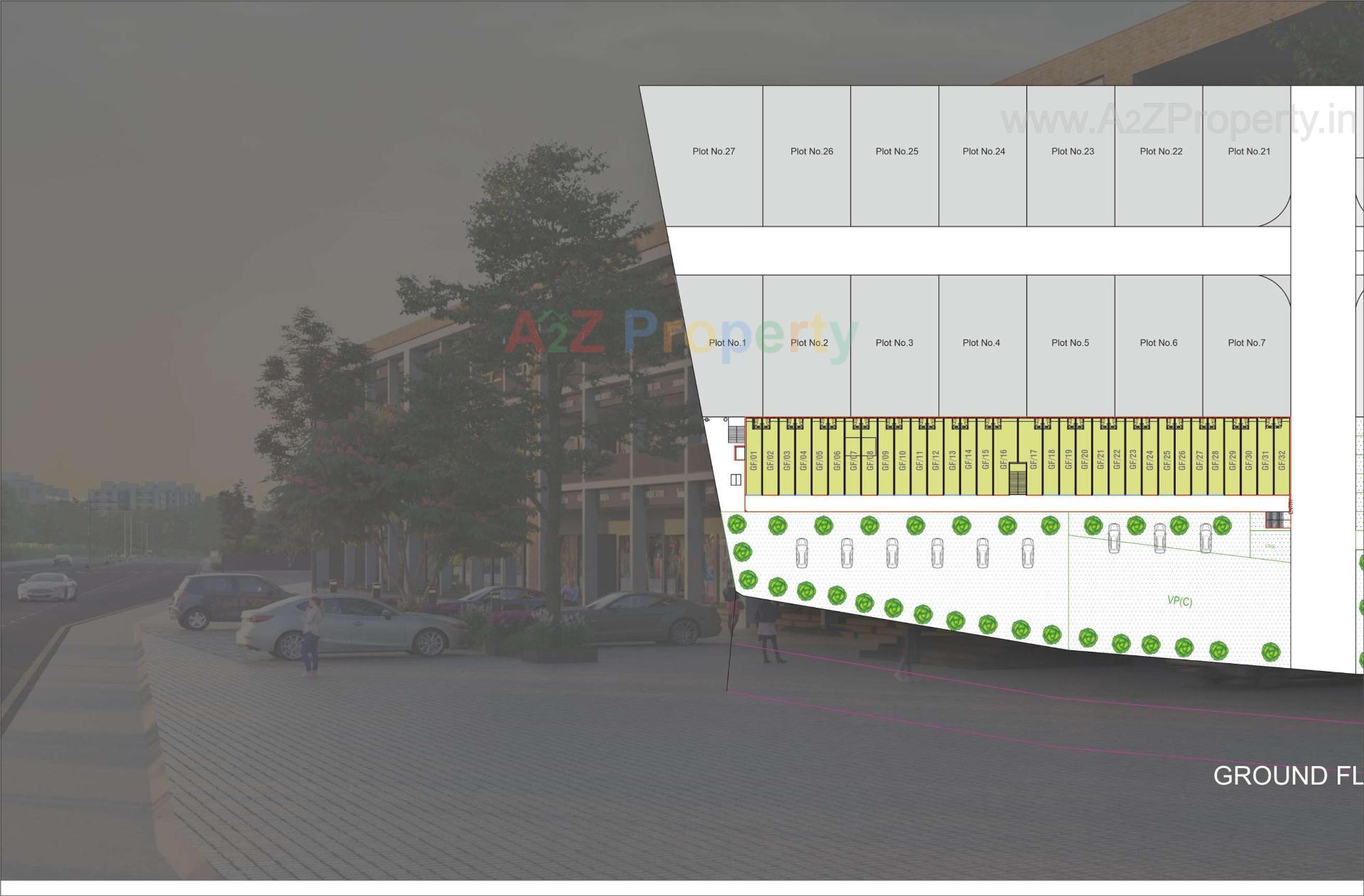 Layout of real estate project Karmvir Nadiad Gateway located at Nadiad, Kheda, Gujarat