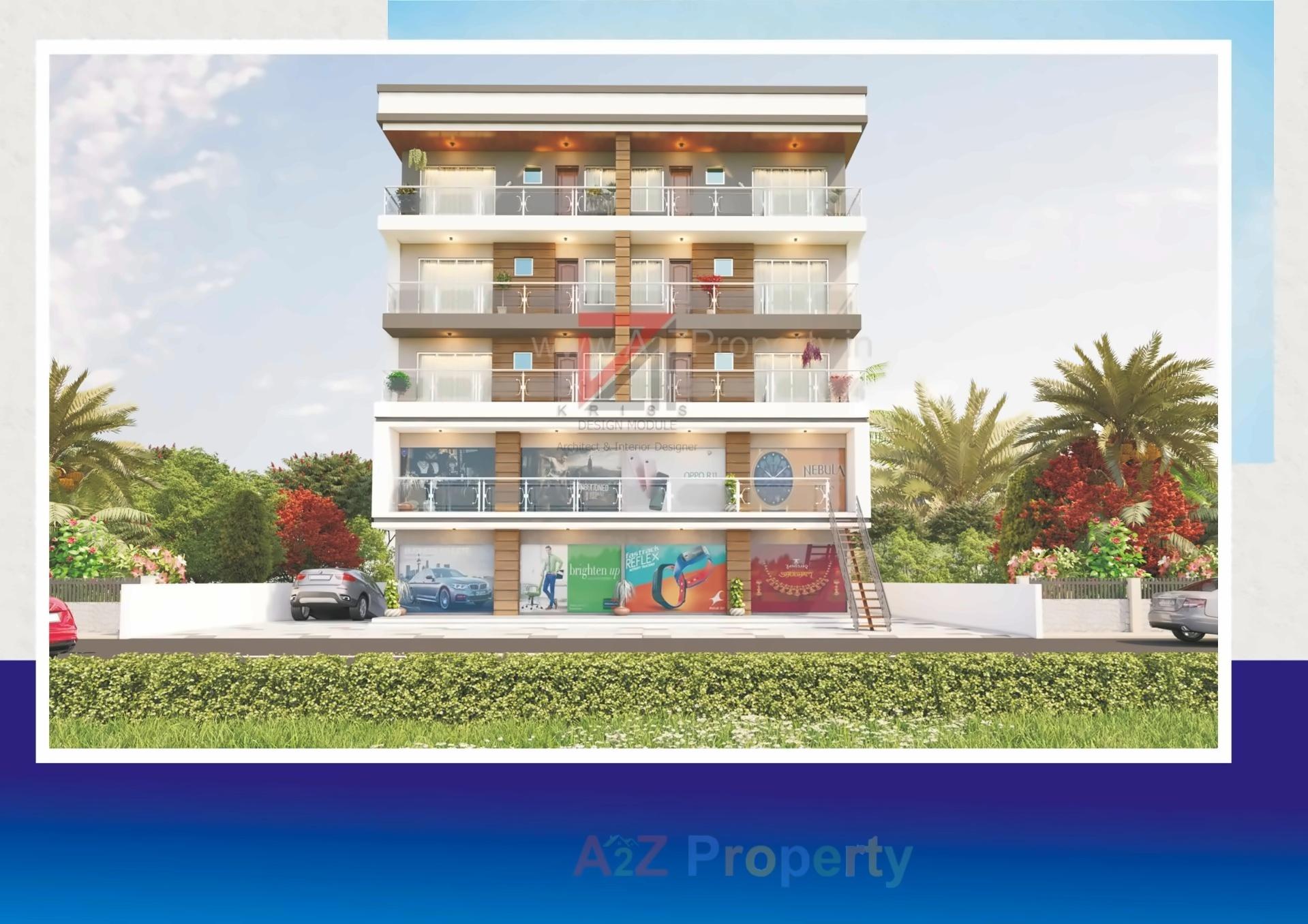 3D Elevation of real estate project Kriss located at Kheda, Kheda, Gujarat