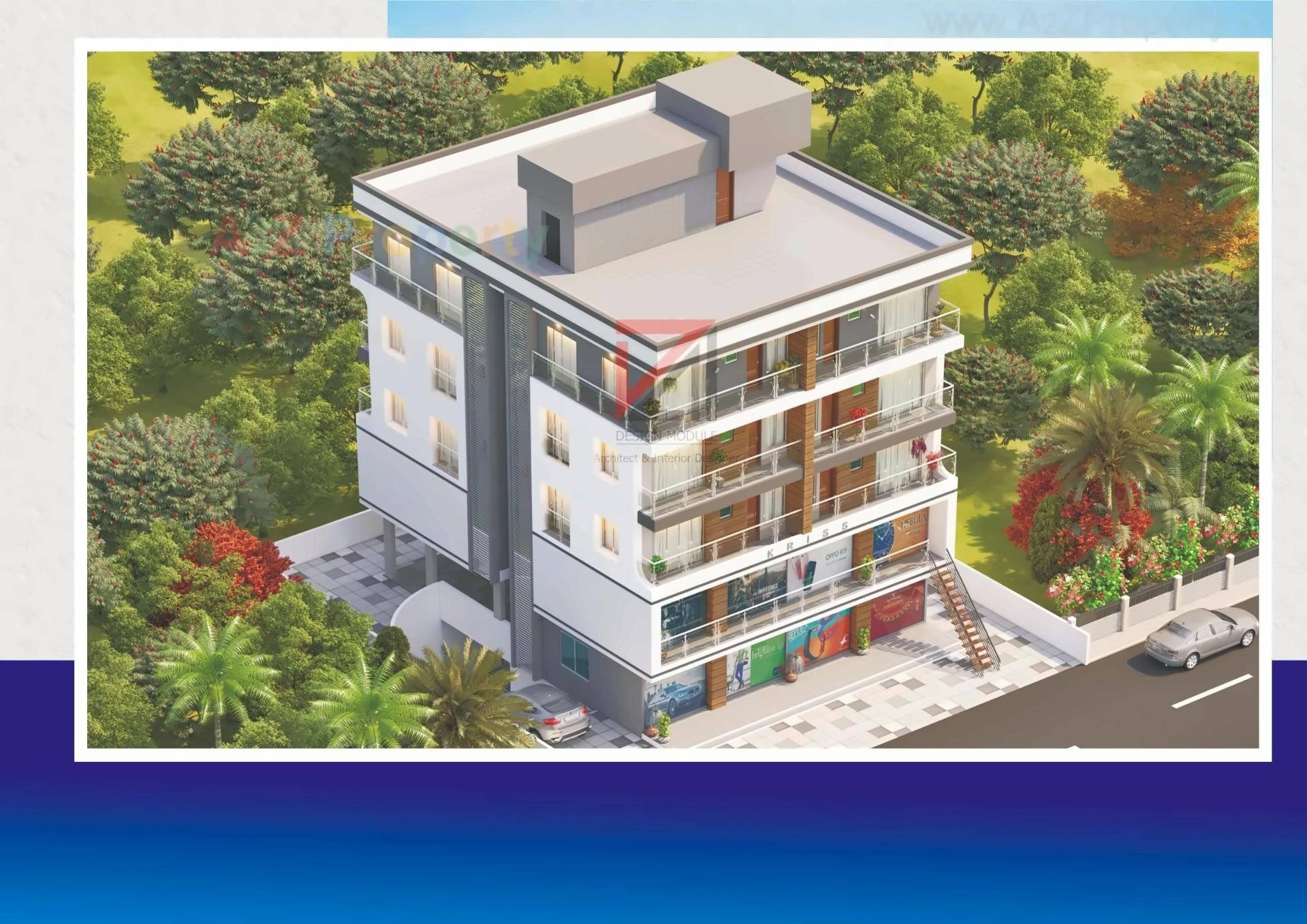 3D Elevation of real estate project Kriss located at Kheda, Kheda, Gujarat