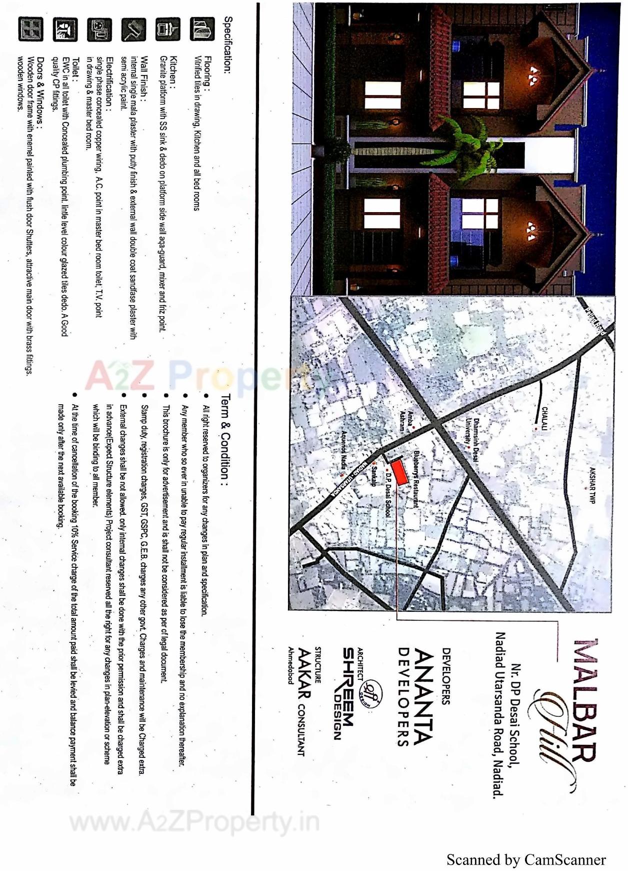  of real estate project Malbar Hill located at Nadiad, Kheda, Gujarat