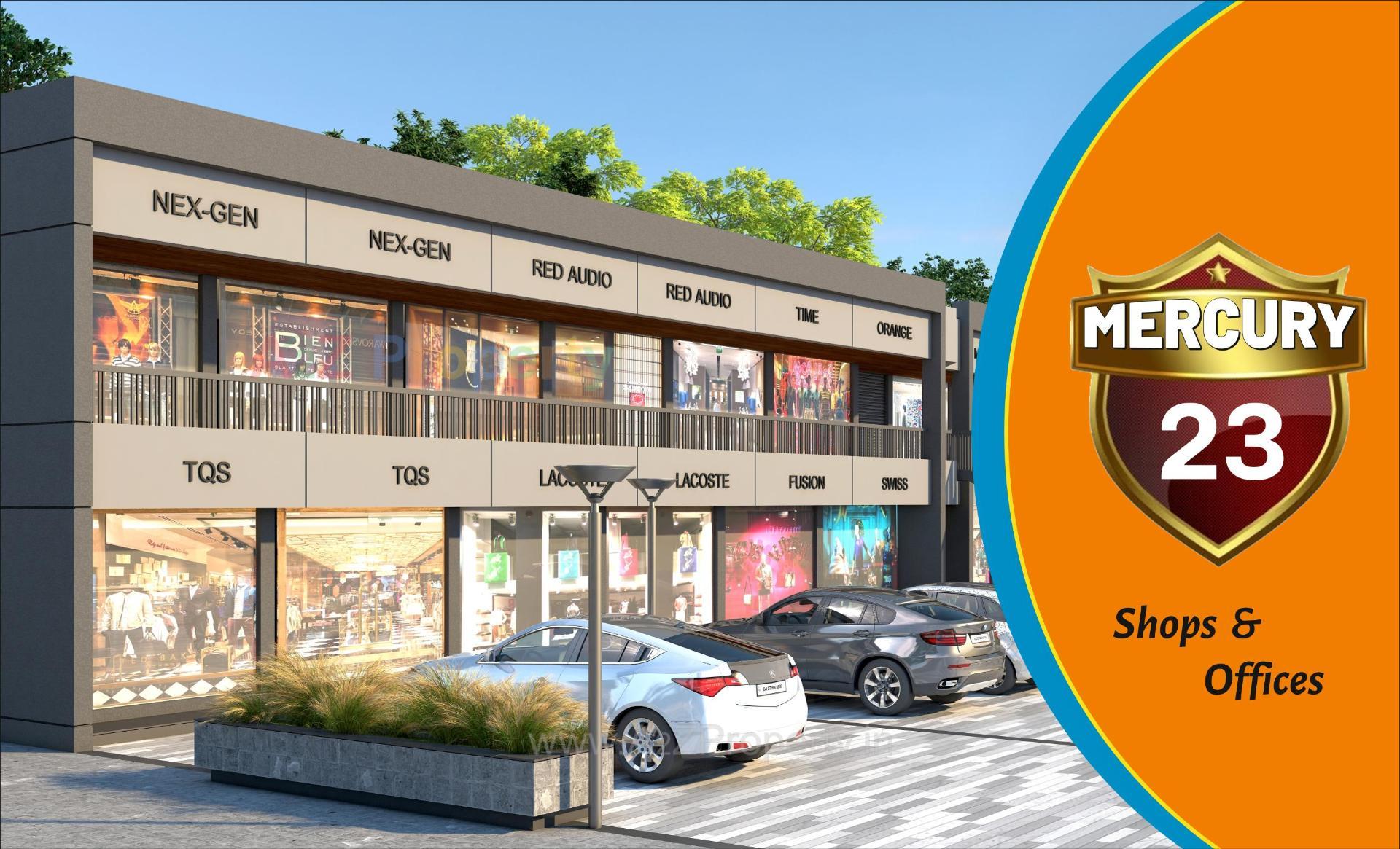 3D Elevation of real estate project Mercury located at Nadiad, Kheda, Gujarat