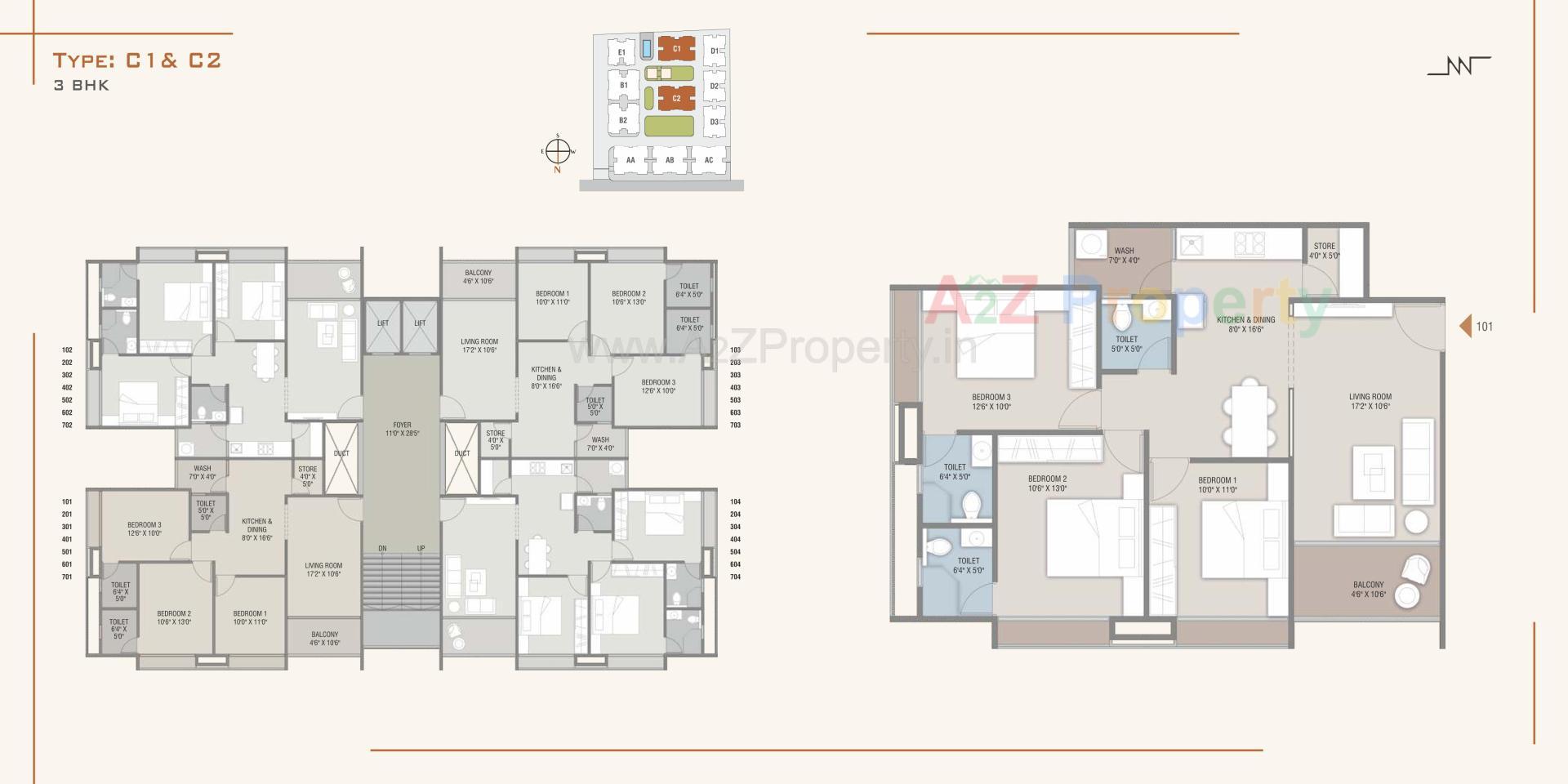 Layout of real estate project Nexus located at Nadiad, Kheda, Gujarat